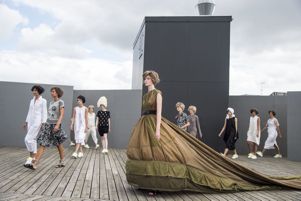 Bitte Kai Rand har i årevis designet og produceret modetøj til kvinder. Billedet her stammer fra den københavnske modeuge i 2017 og viser forårs- og sommerkollektionen for 2018. (Arkivfoto).