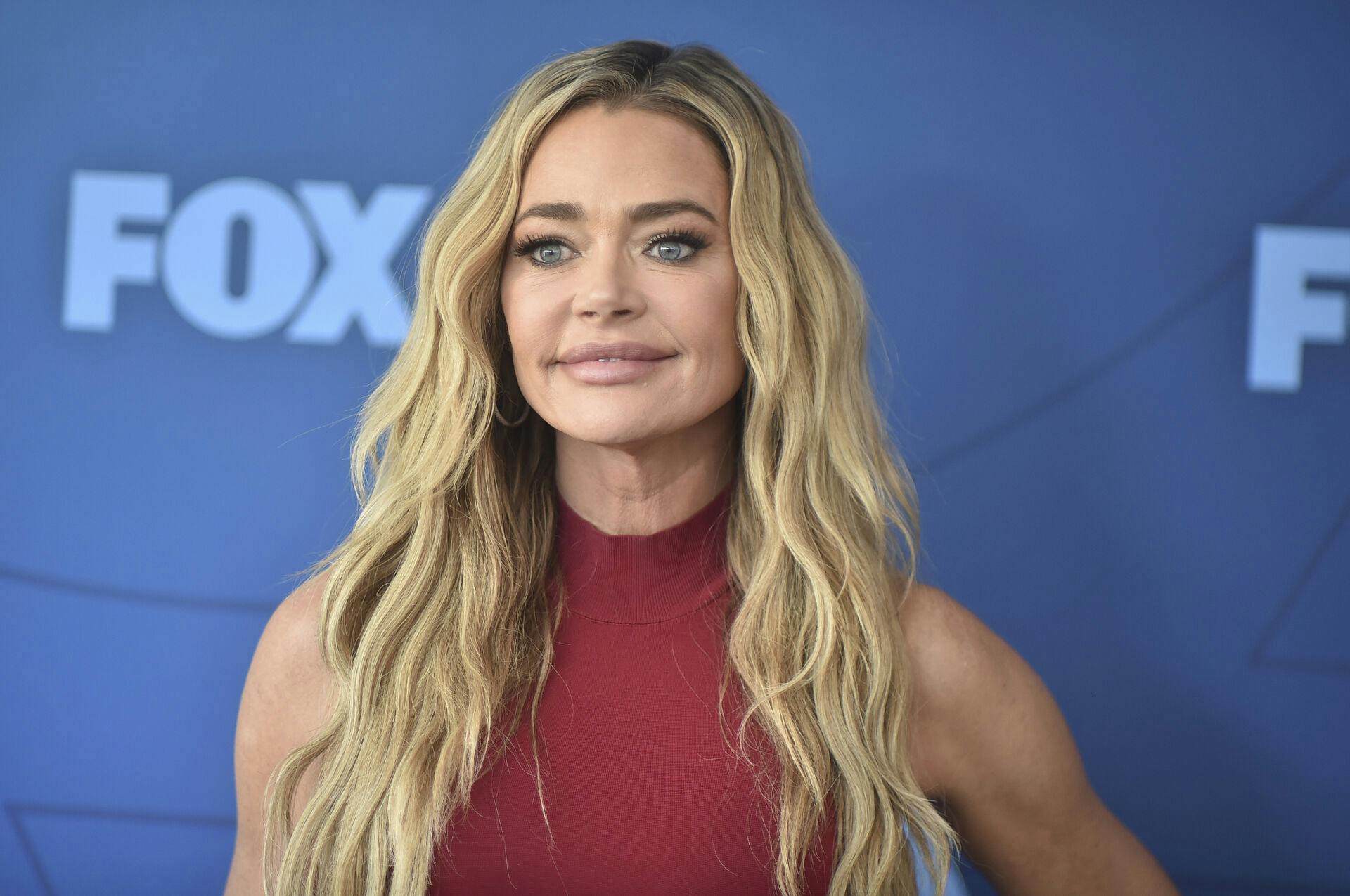 Denise Richards attends FOX Winter Press Day on Monday, Nov. 18, 2024, at the FOX Studio Lot in Los Angeles. (Photo by Richard Shotwell/Invision/AP)