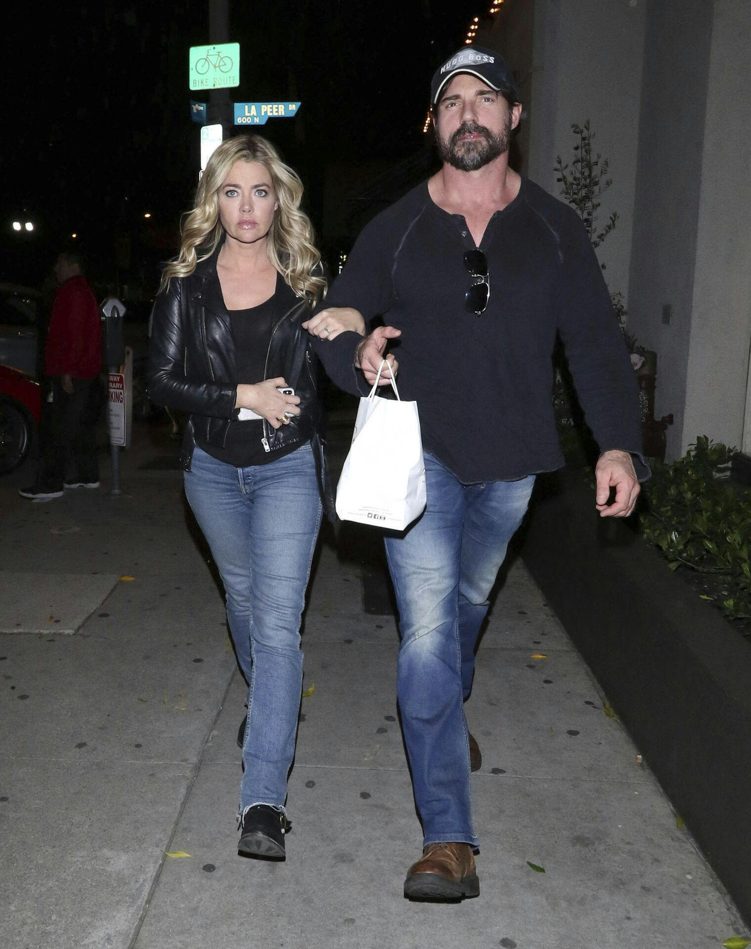 JULY 7th 2025: Aaron Phypers files for divorce from actress Denise Richards after six years of marriage and more than eight years together. - File Photo by: zz/GOTPAP/STAR MAX/IPx 2019 3/14/19 Denise Richards and her husband Aaron Phypers are seen on March 14, 2019 outside Craig's Restaurant in West Hollywood, Los Angeles, California.