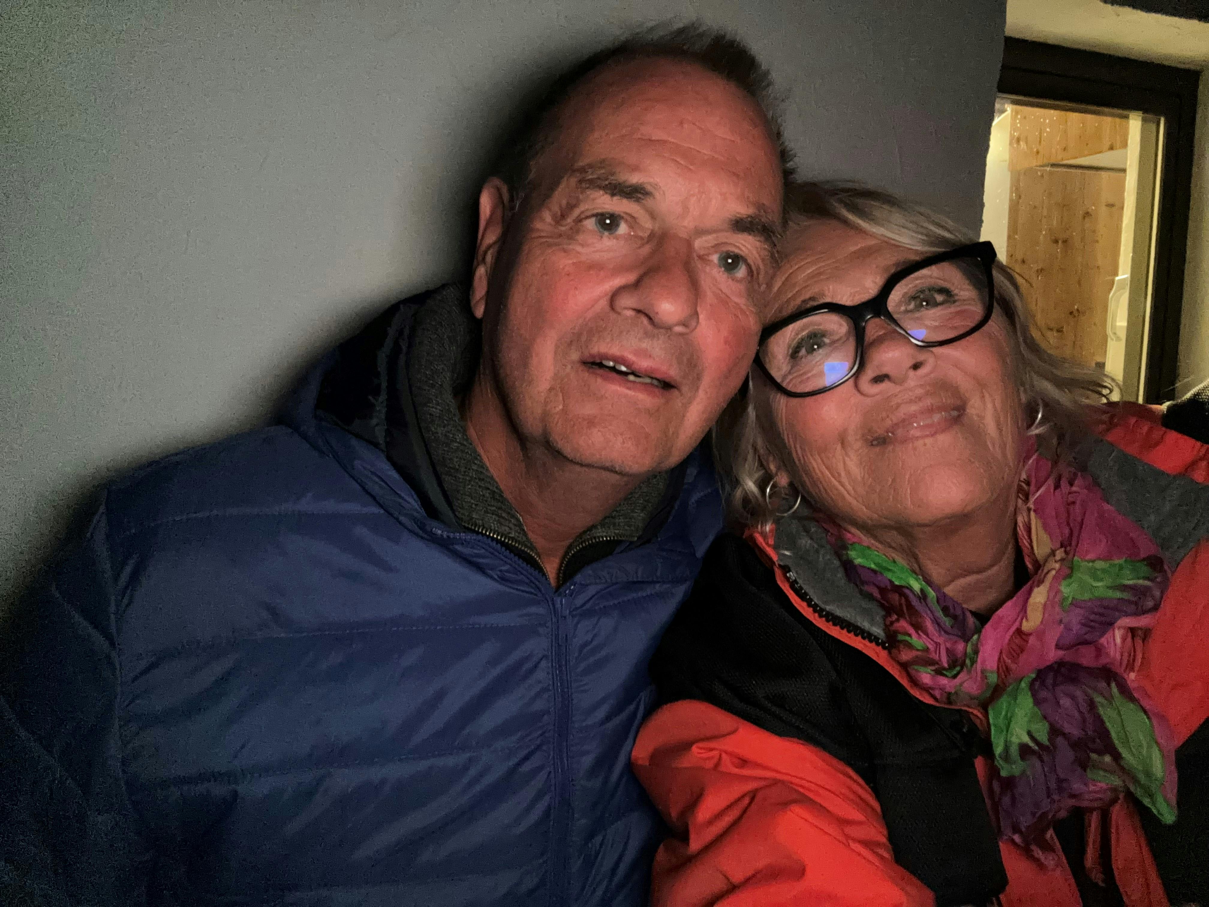 Ole og Anette havde en romantisk tur til hytten.