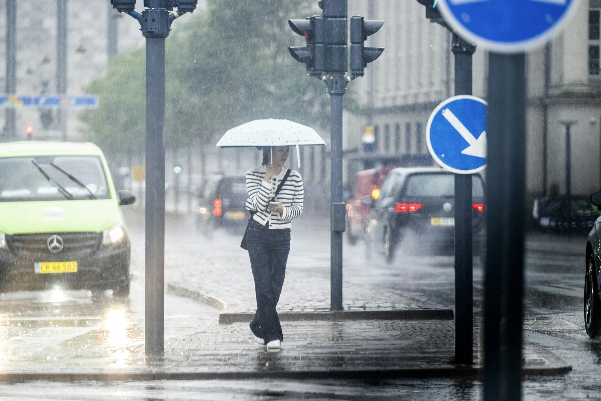 Nu kommer regnen. Billedet her er fra juli 2024.