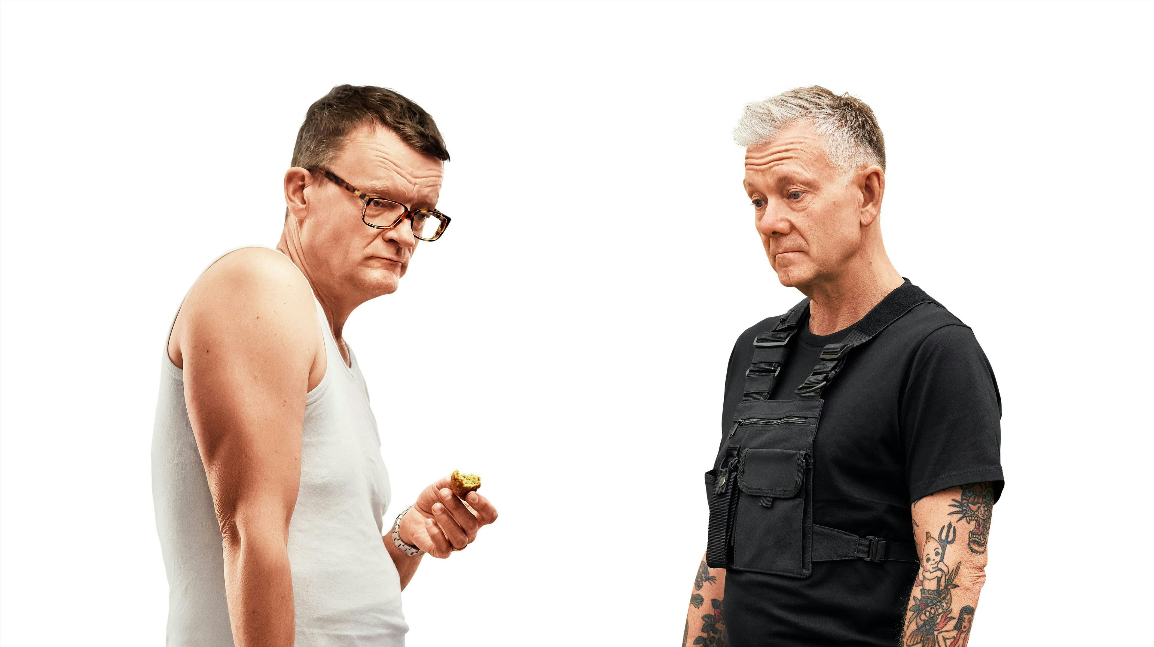 Frank Hvam og Casper Christensen har et professionelt forhold.