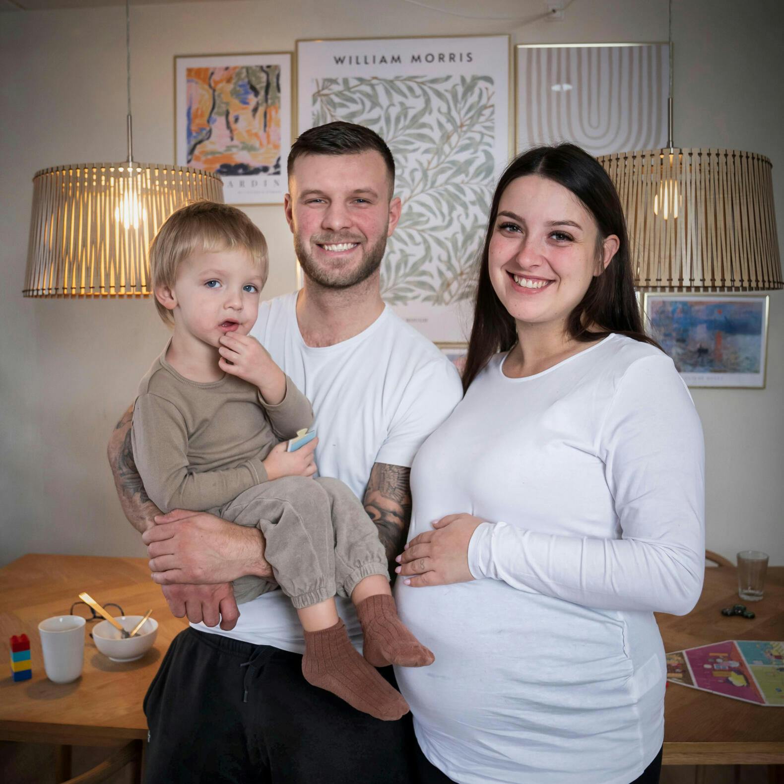 Maria Mainz anden graviditet satte en den grad sine spor på vægten.