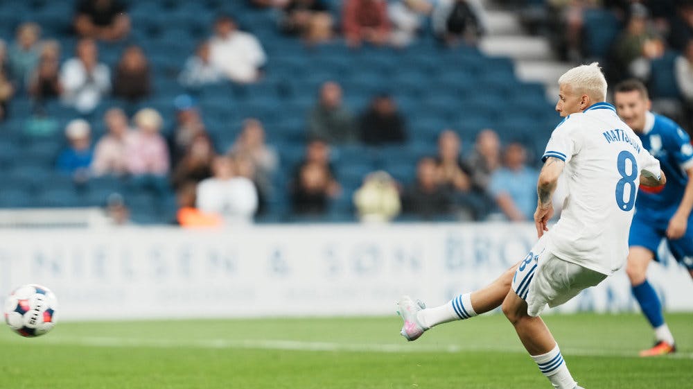 Magnus Mattsson blev helten fra pletten for FC København i tirsdagens sejr over FC Drita.