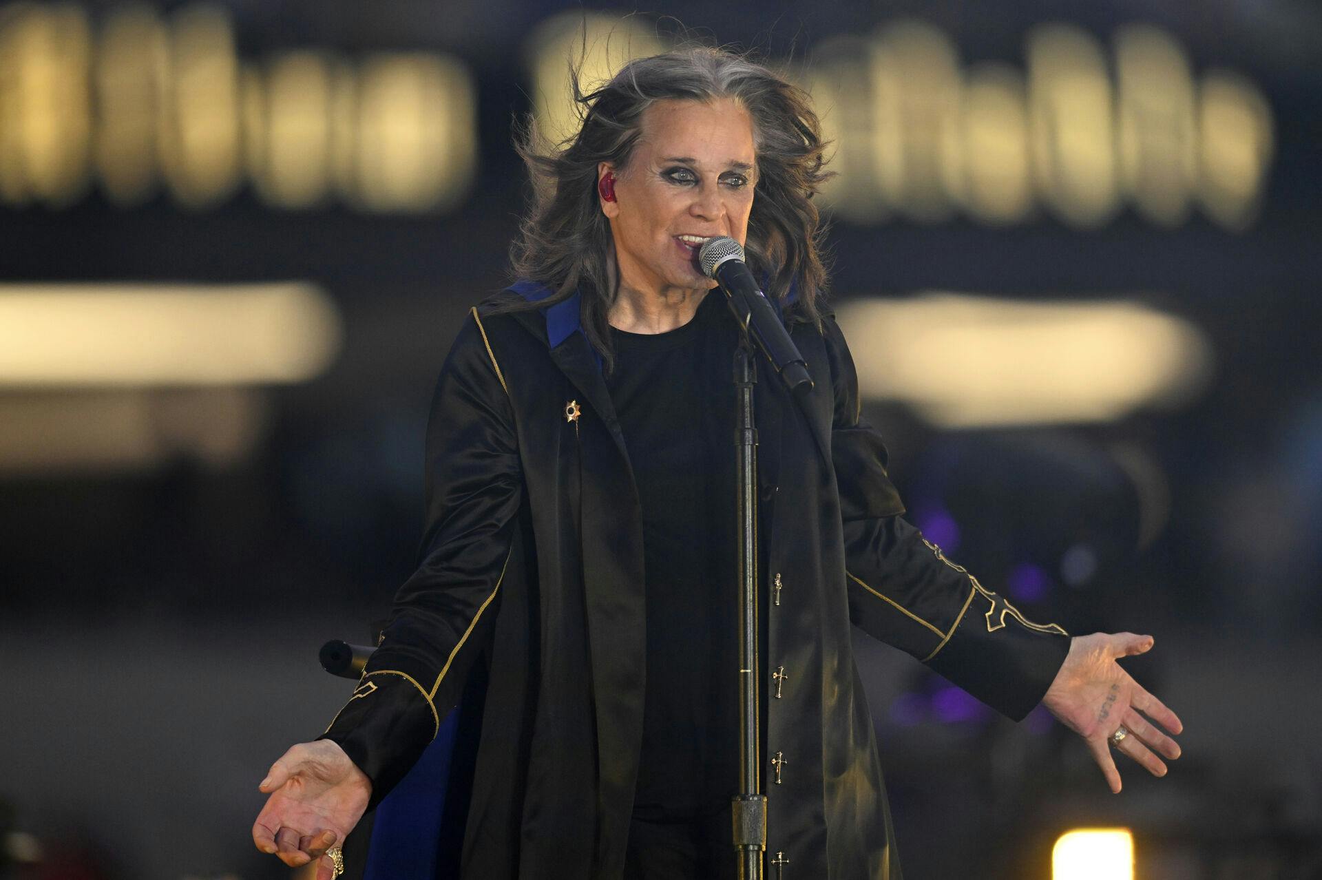 Ozzy Osbourne på scenen i Los Angeles i september 2021.