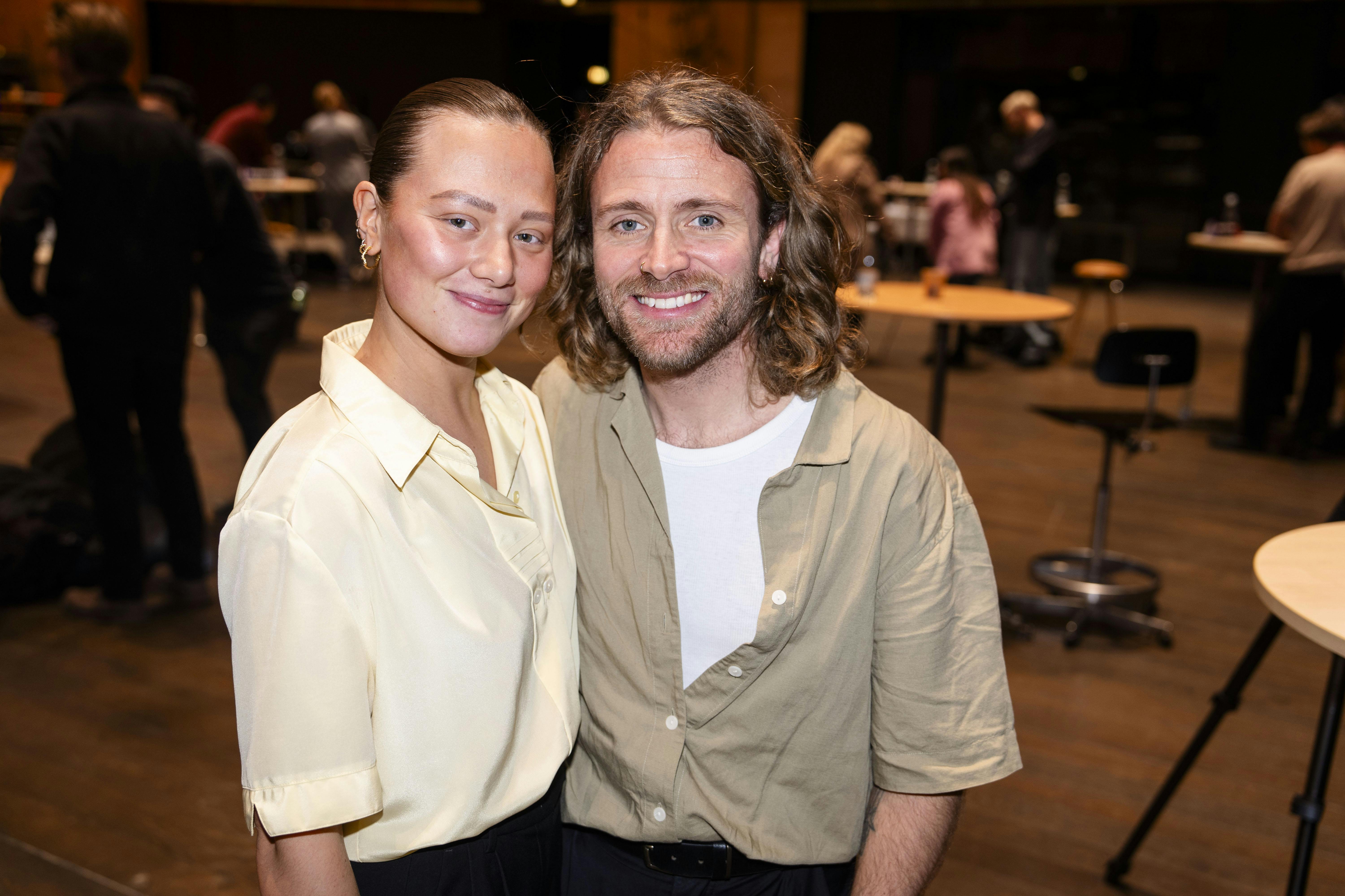 Tim Schou og Camille Fallesen venter deres første barn.