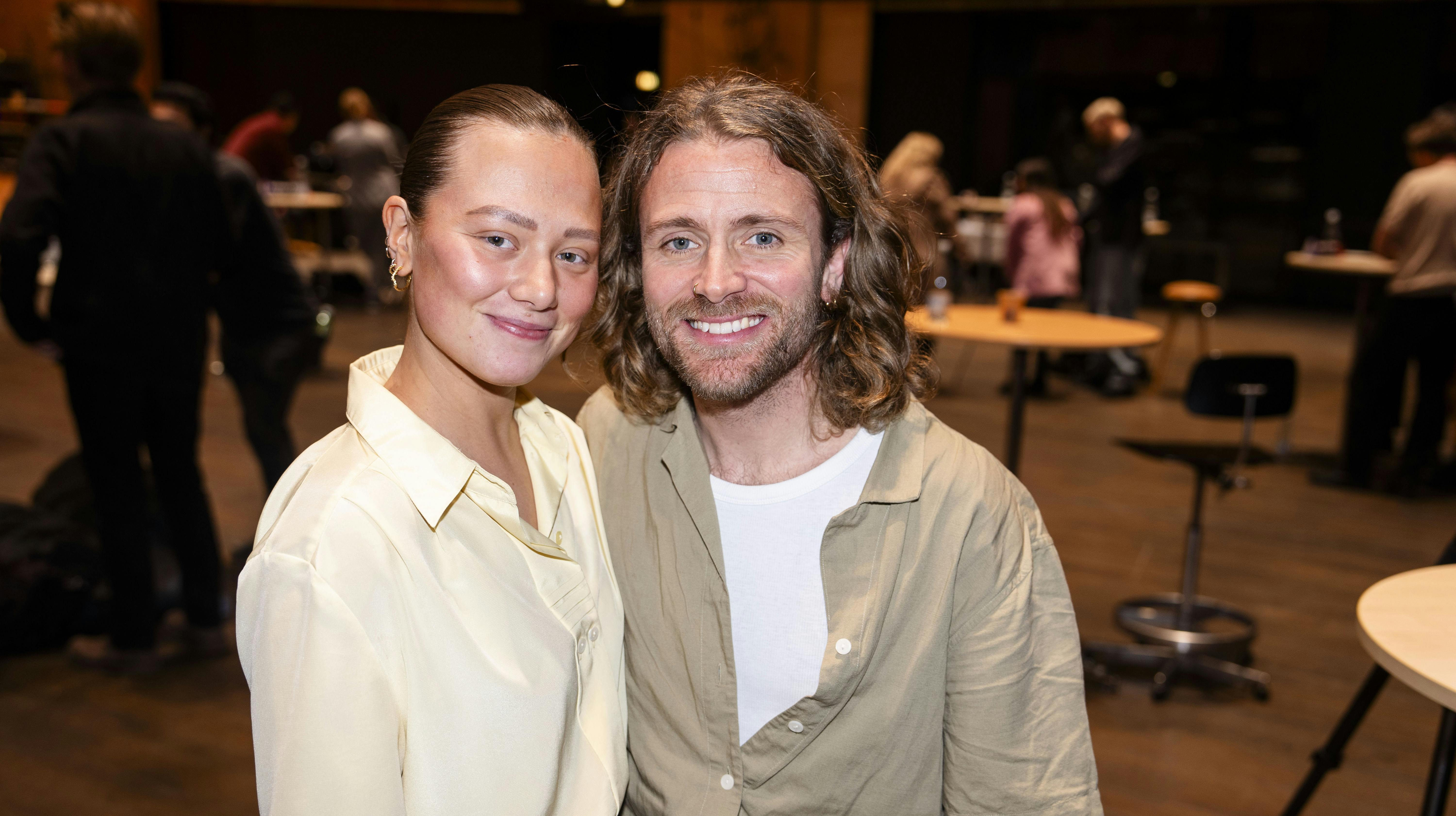 Tim Schou og Camille Fallesen venter deres første barn.