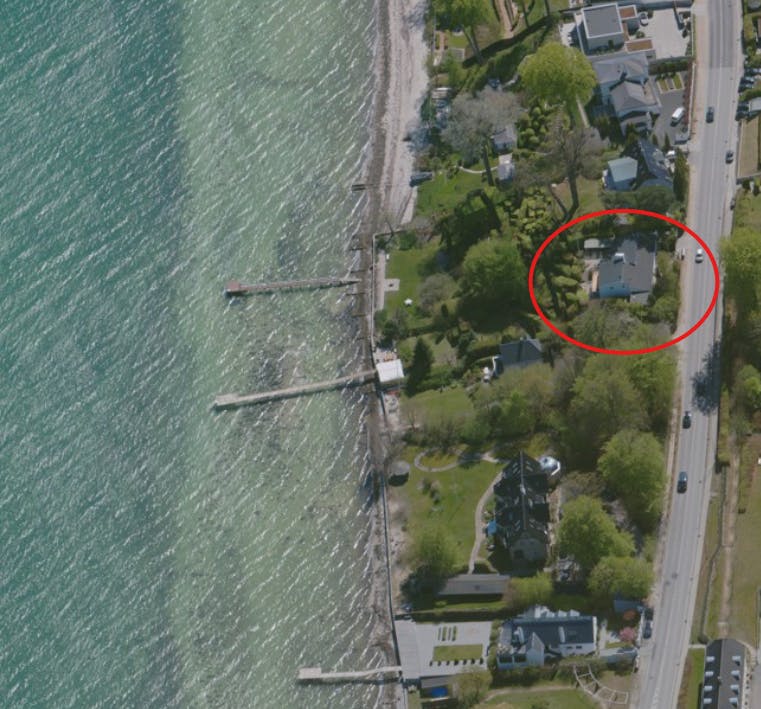 Det er huset her med udgik over Øresund, som snart bliver sat til salg.