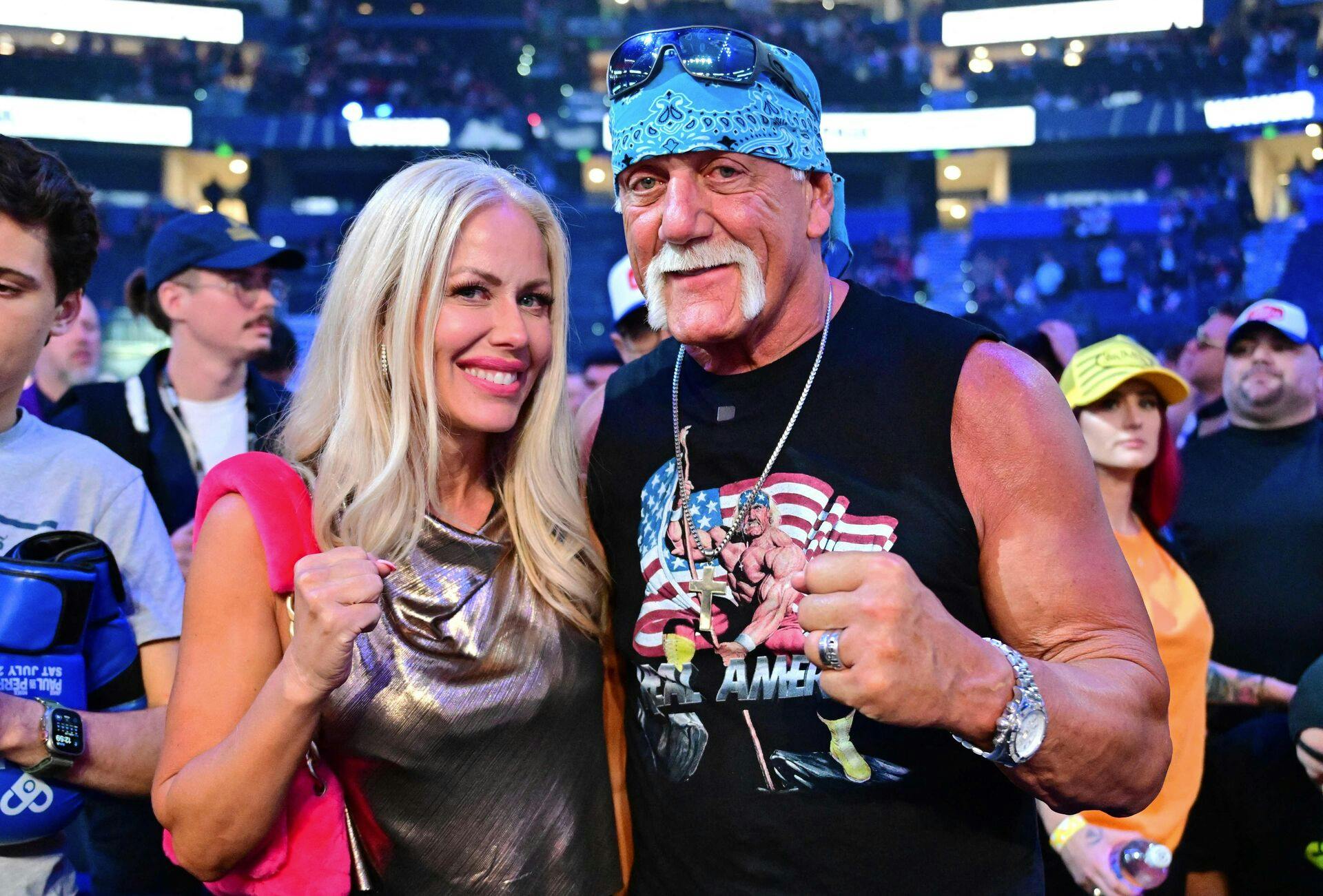 Hulk Hogan med hustruen Sky Daily Hogan.