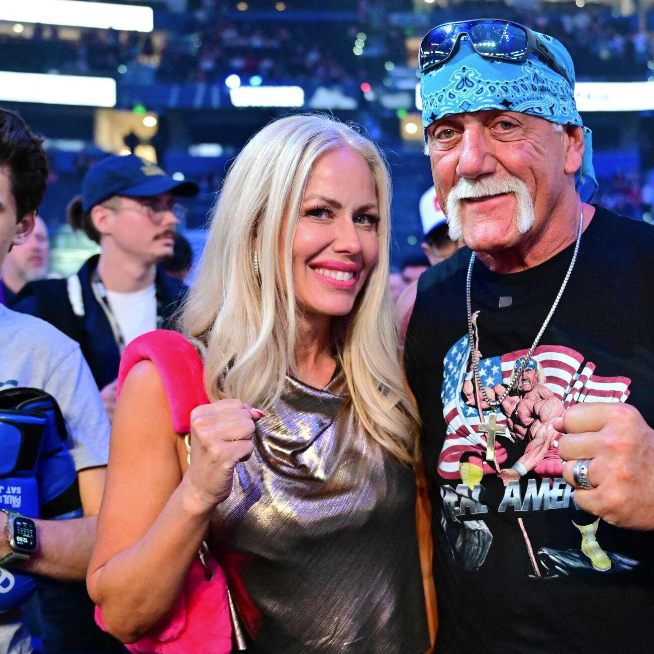 Hulk Hogan med hustruen Sky Daily Hogan.