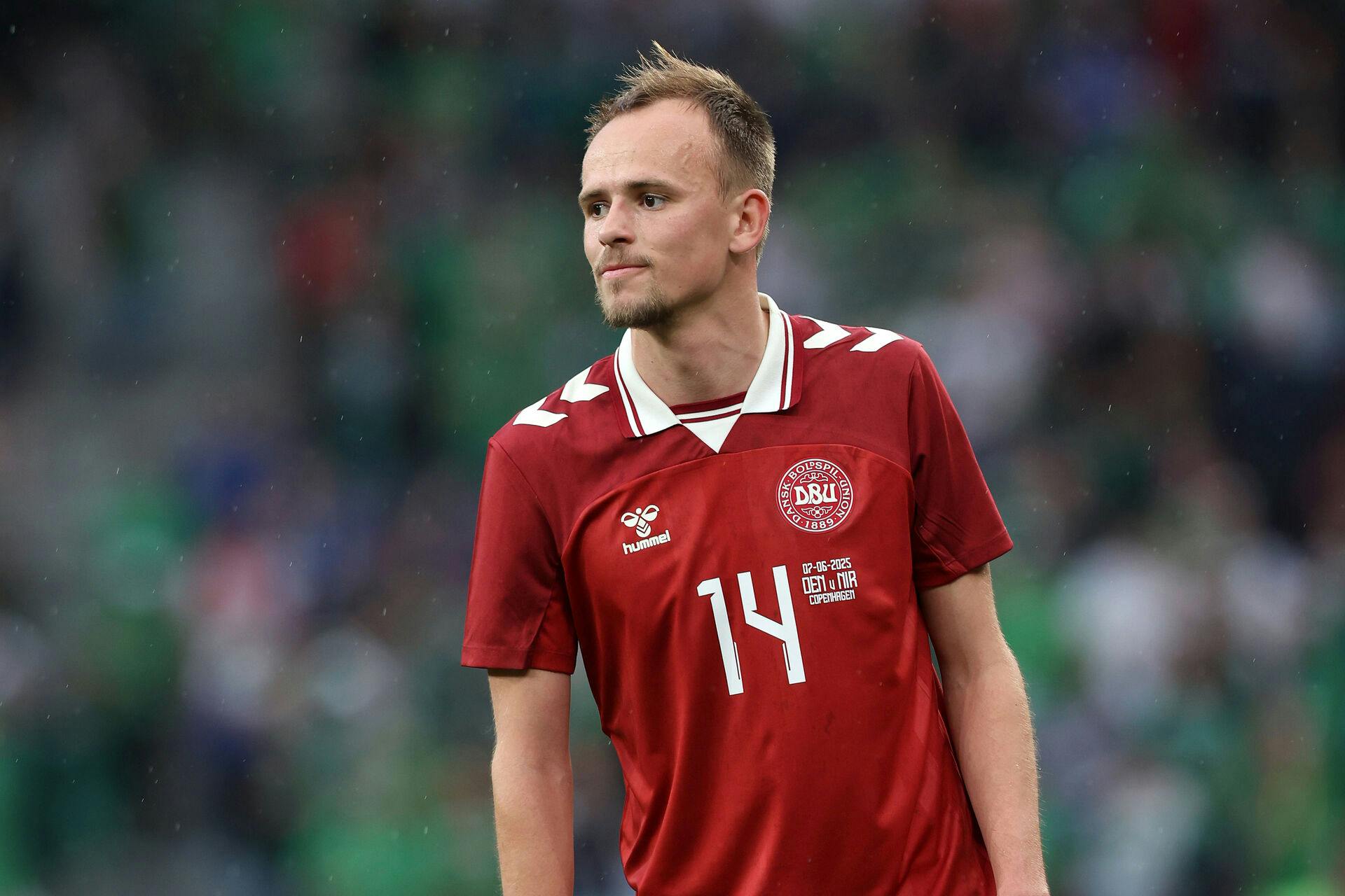 Mikkel Damsgaard skal være far. 