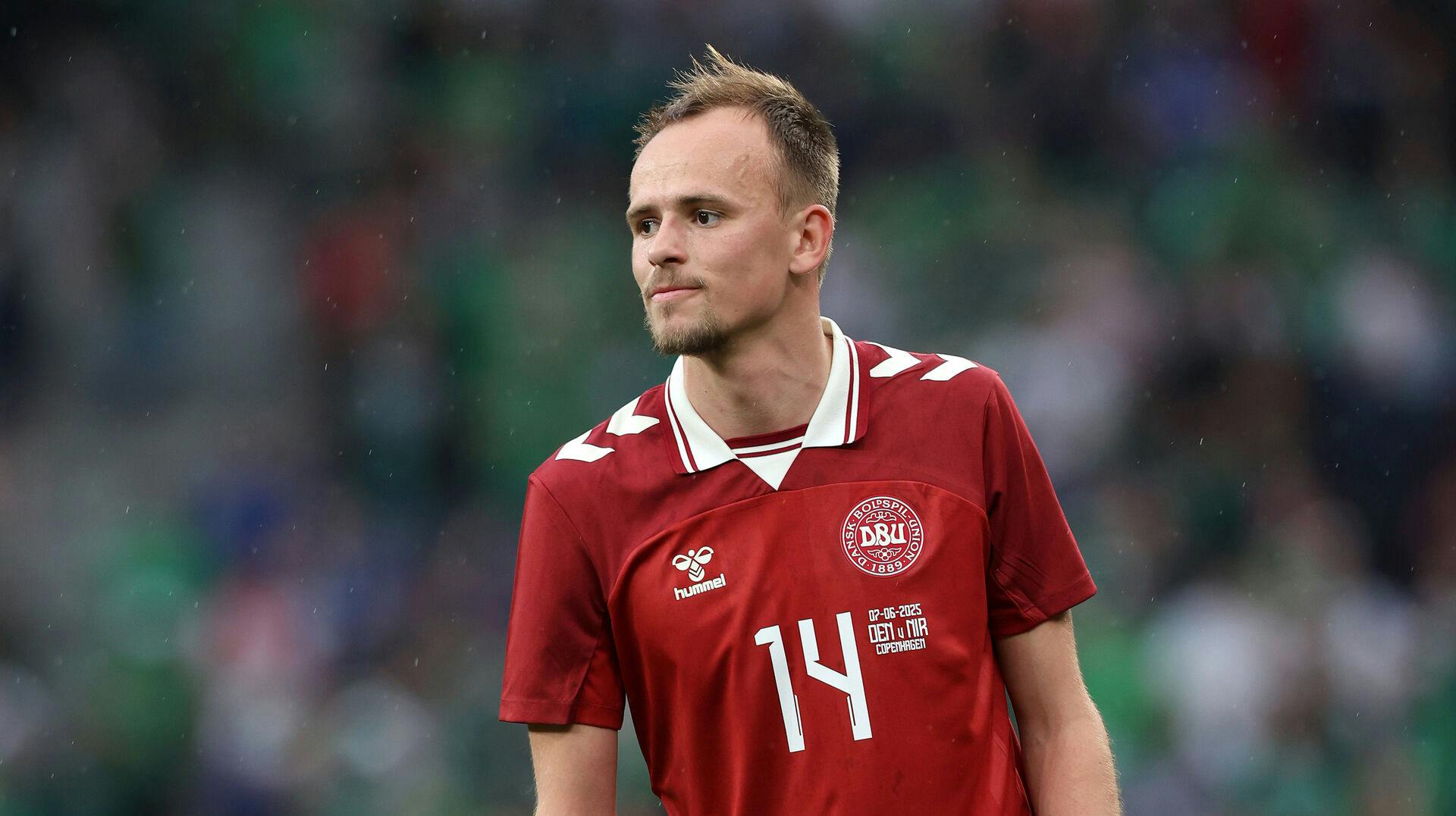 Mikkel Damsgaard skal være far.
