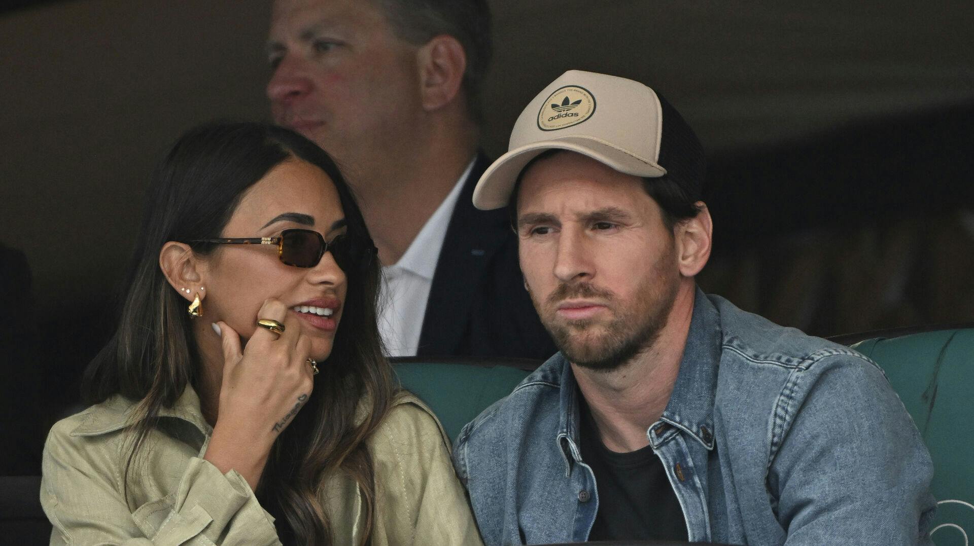 Lionel Messi var søndag til Coldplay-koncert, hvor han kom i fokus.