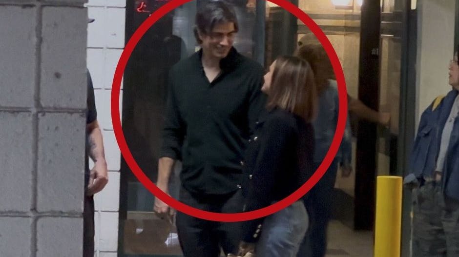 Brandon Routh og Rachael Leigh danner tilsyneladende par.