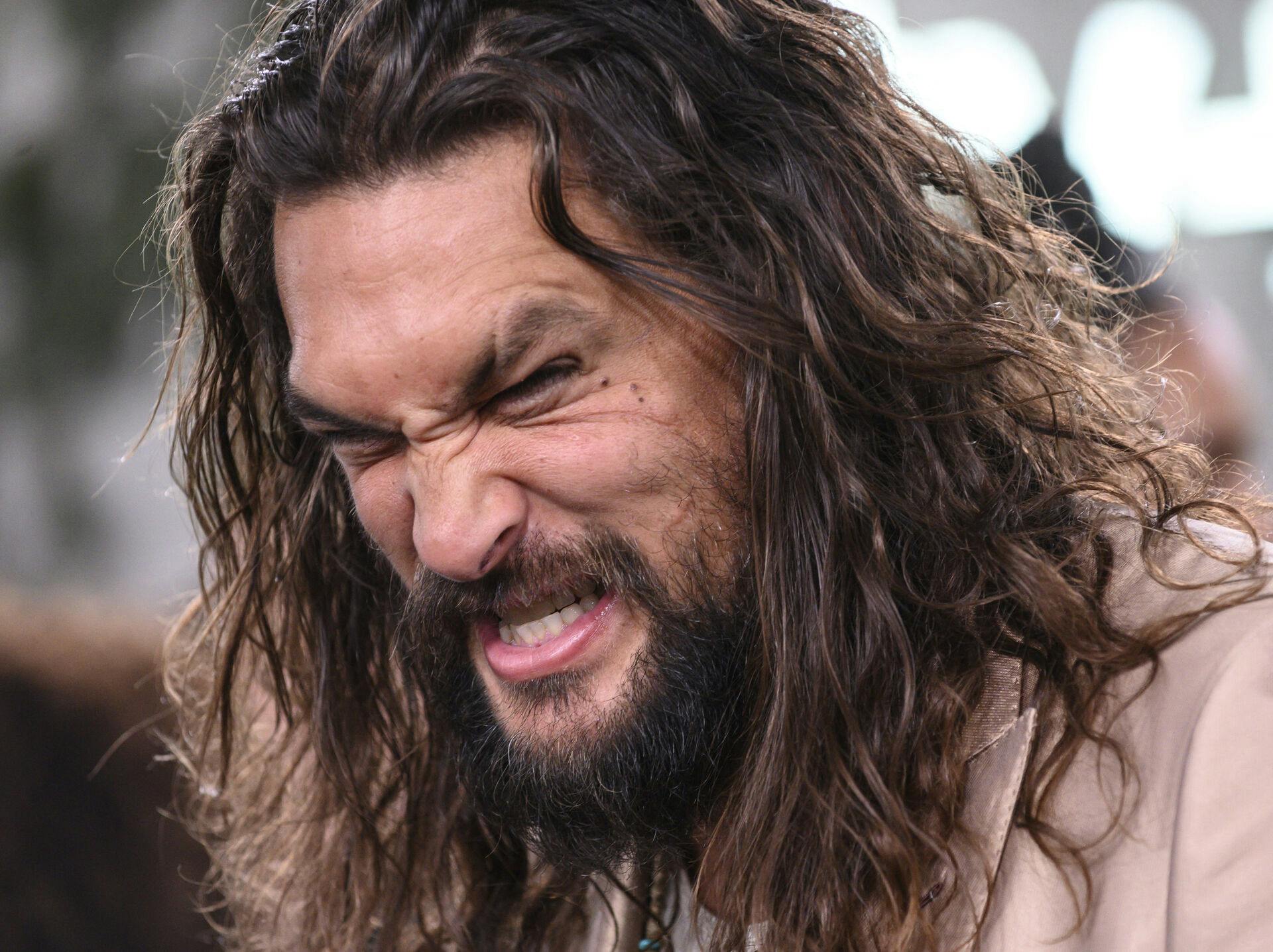 US actor Jason Momoa arrives for Apple TV+ world premiere of "SEE" at the Fox Regency Village Theater in Los Angeles on October 21, 2019. Nick Agro / AFP