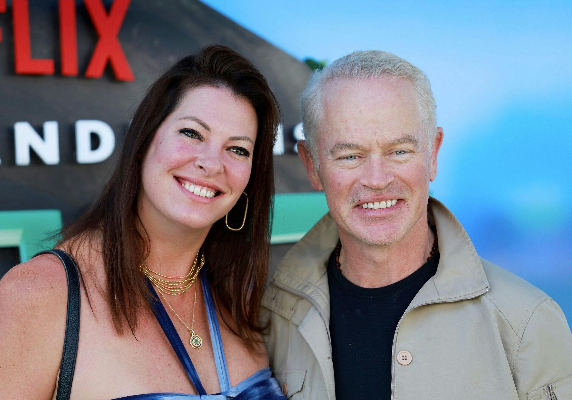 Neal McDonough ses her sammen med sin kone Ruve, som er den eneste, han vil kysse på film.
