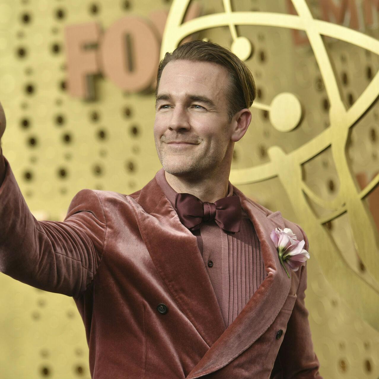 James Van Der Beek arrives at the 71st Primetime Emmy Awards on Sunday, Sept. 22, 2019, at the Microsoft Theater in Los Angeles. (Photo by Richard Shotwell/Invision/AP)