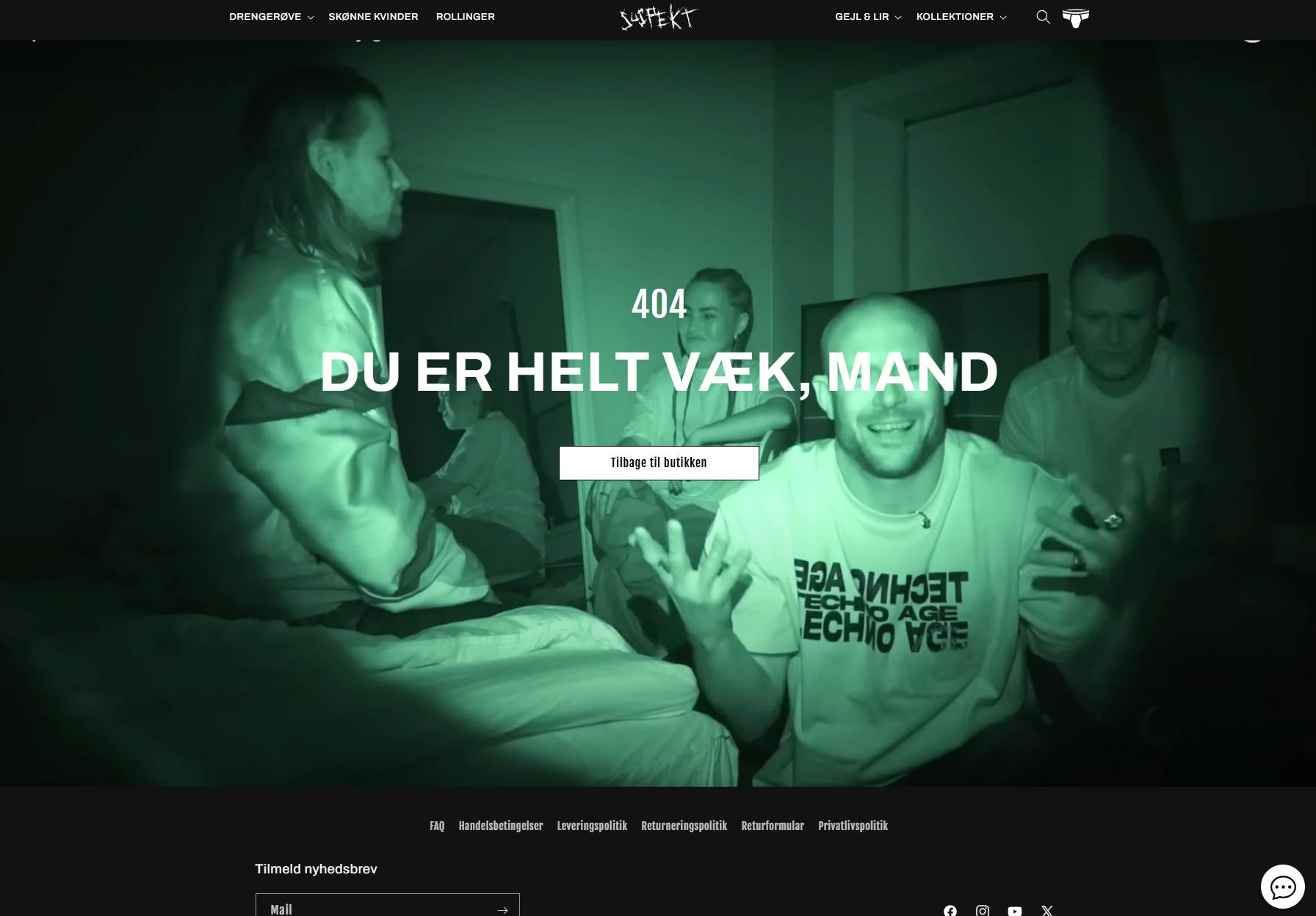 Denne side bliver man nu mødt med, hvis man forsøger at købe de kritiserede shotsrør.