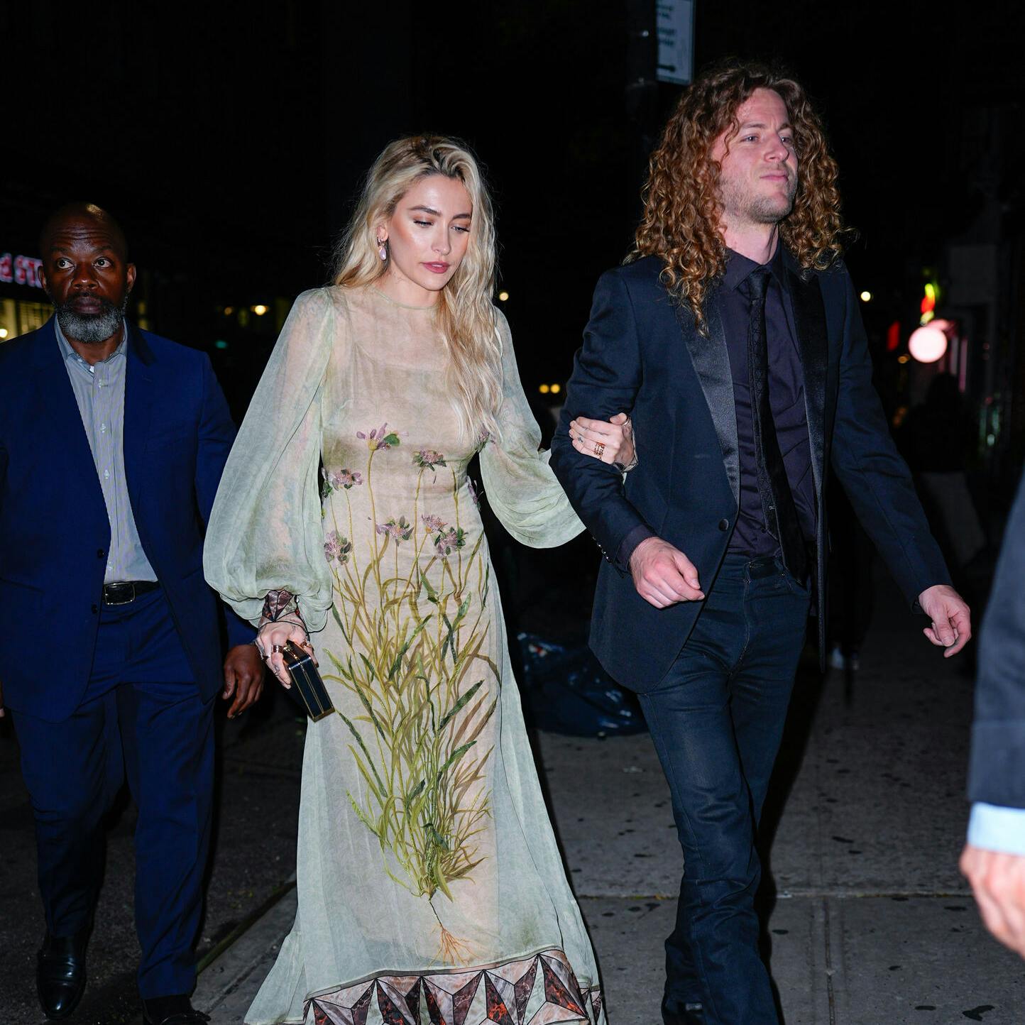 Paris Jackson and Justin Long are seen on June 8, 2025 in New York City, NY. (Photo by XNY/starmaxinc.com/Newscom/Sipa USA)