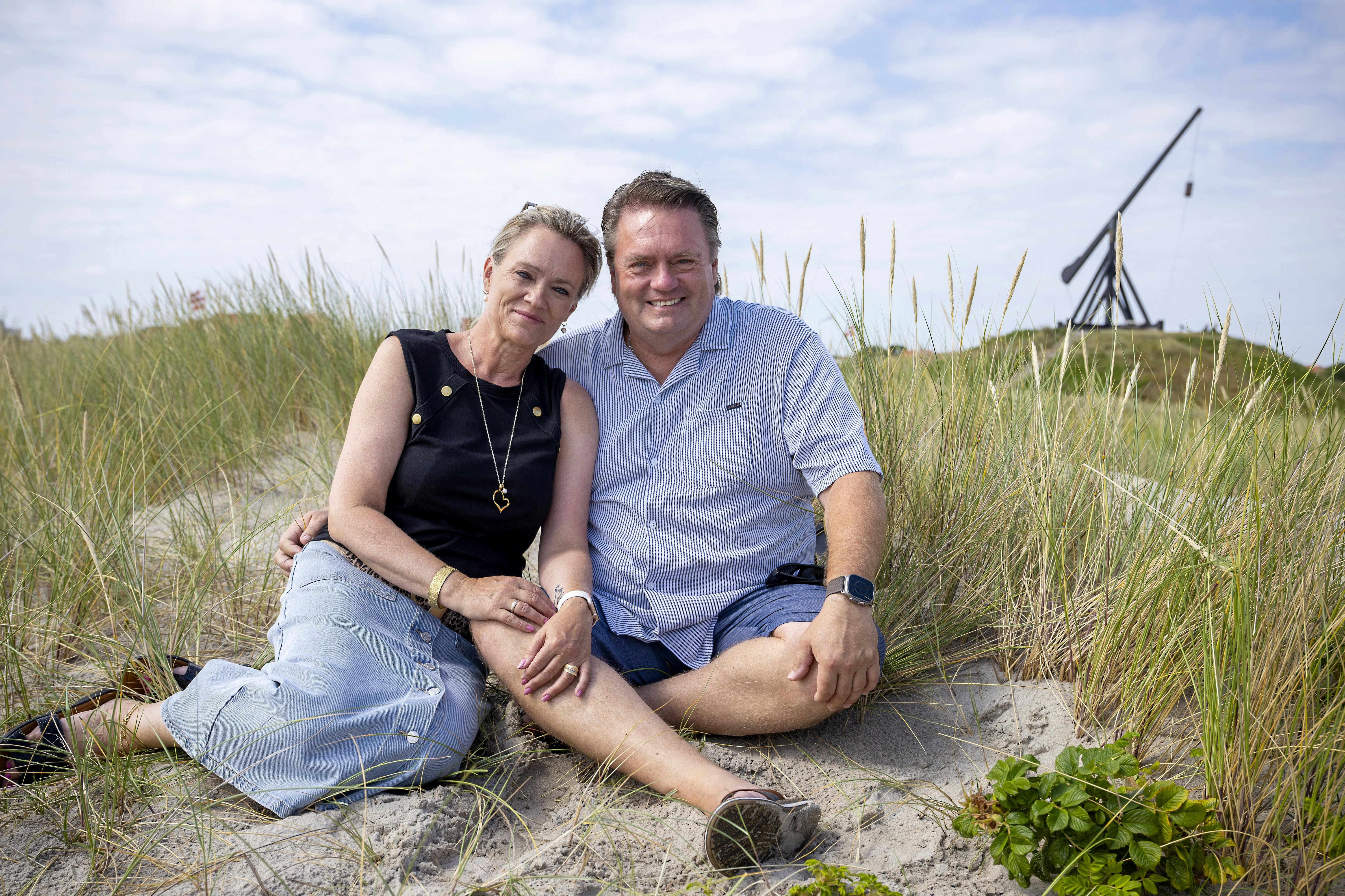I billedskønne Skagen nyder Gitte og Johnny Hansen hinanden lige for tiden.