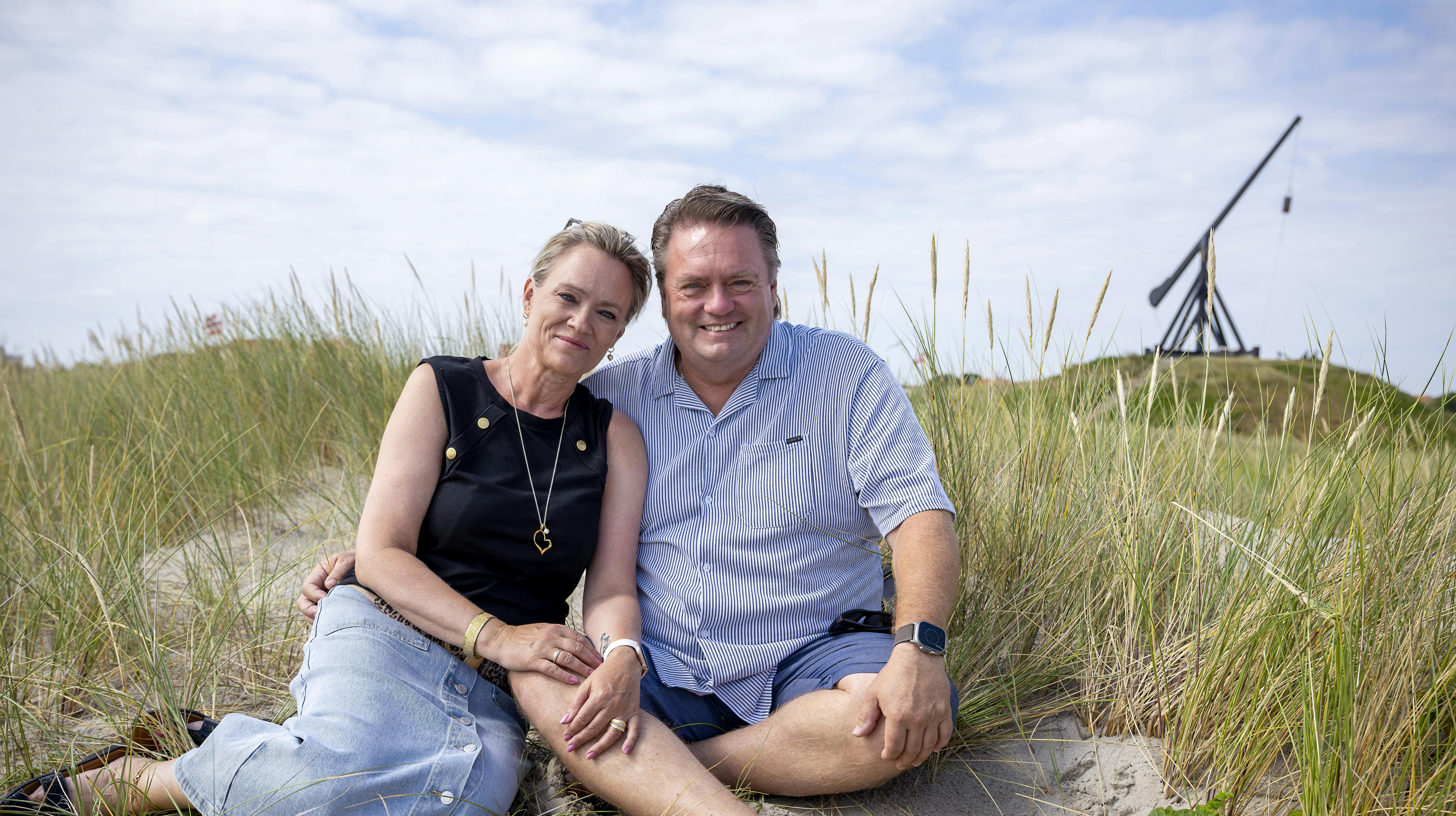 I billedskønne Skagen nyder Gitte og Johnny Hansen hinanden lige for tiden.