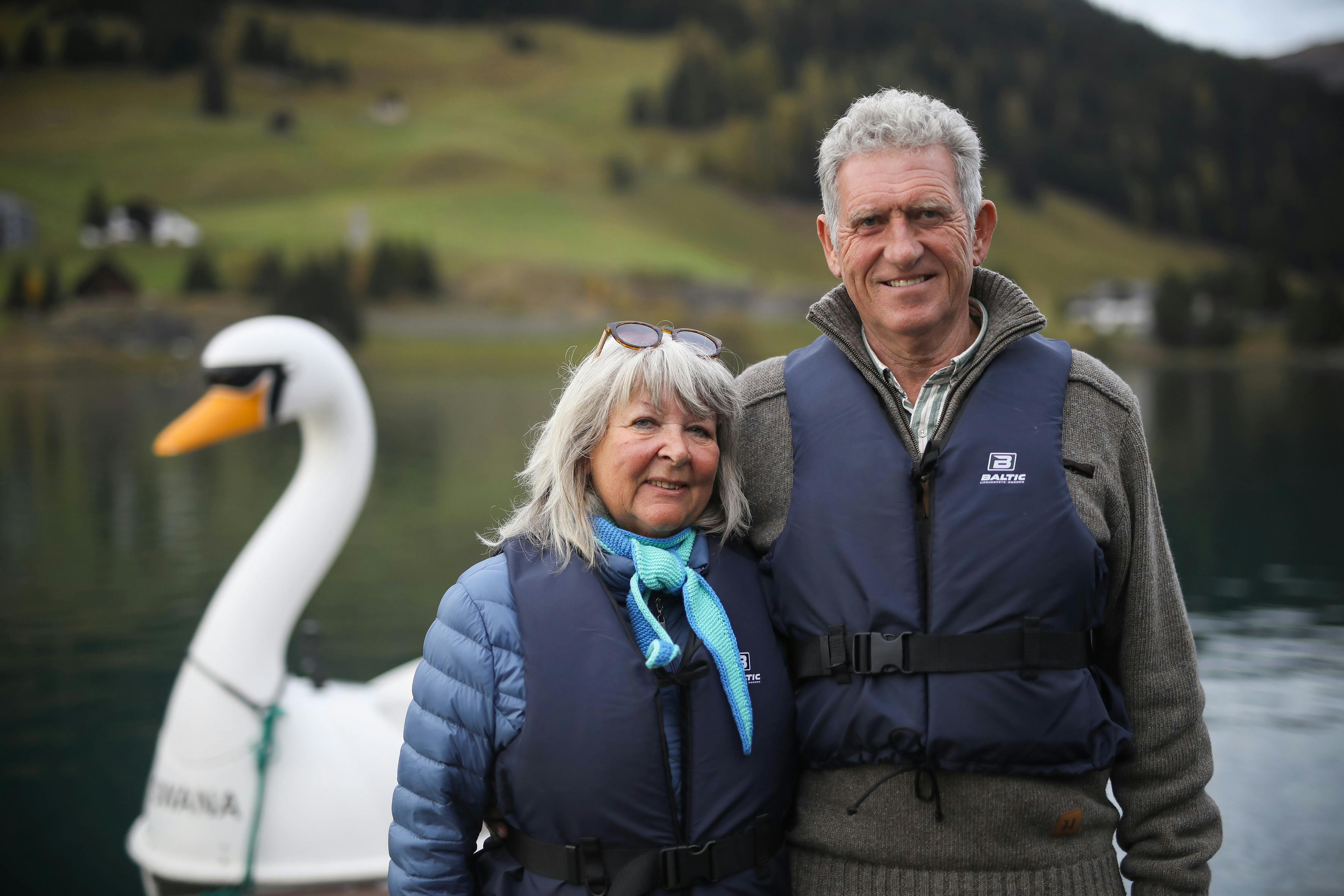Lonnie Løber, 68, havde allerede været i hytten med Bent og blev nu udvalgt til at skulle derud igen med Lars Bjørslev, 68.