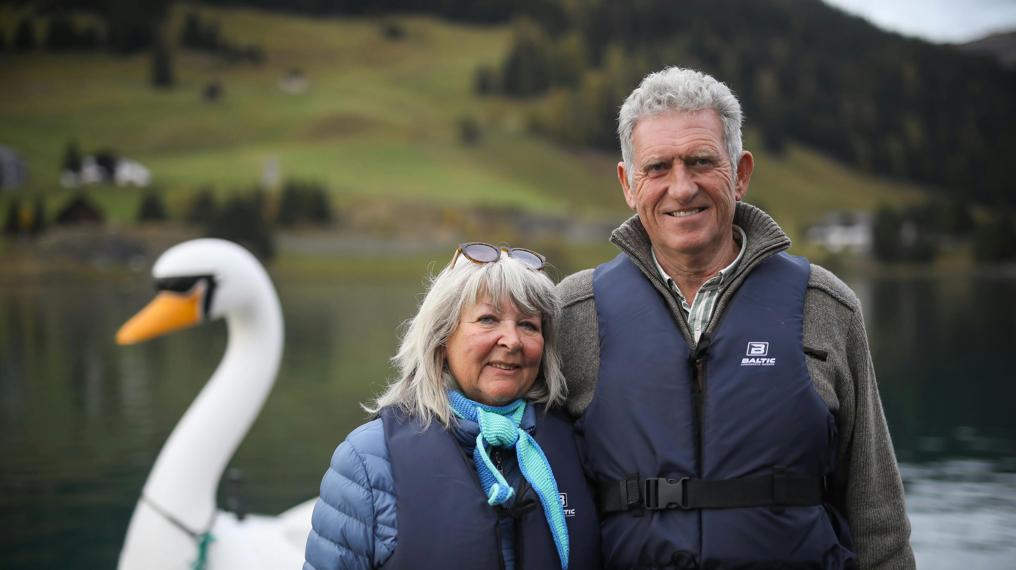 Lonnie Løber, 68, havde allerede været i hytten med Bent og blev nu udvalgt til at skulle derud igen med Lars Bjørslev, 68.