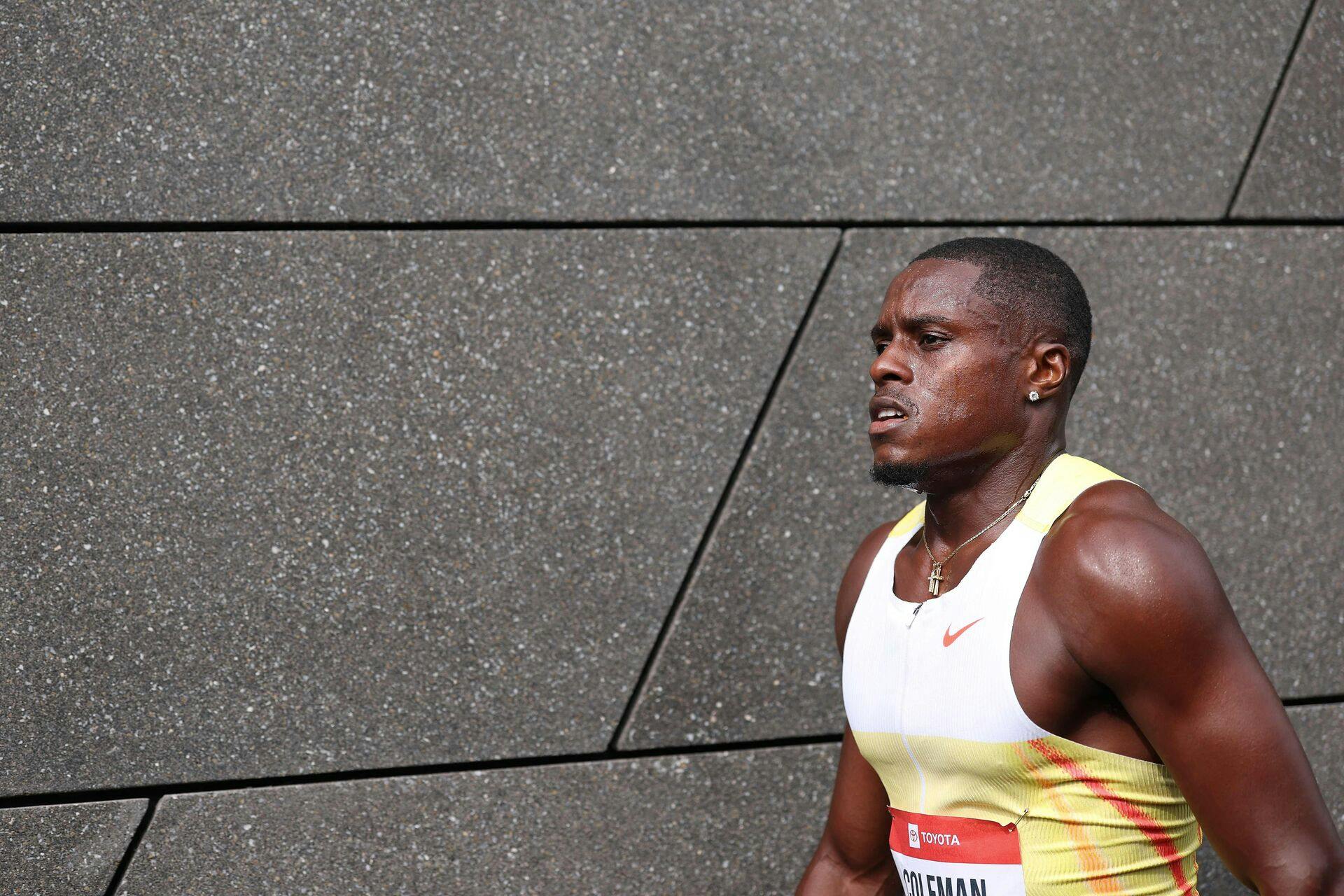 Christian Coleman har nægtet at skulle være offer.
