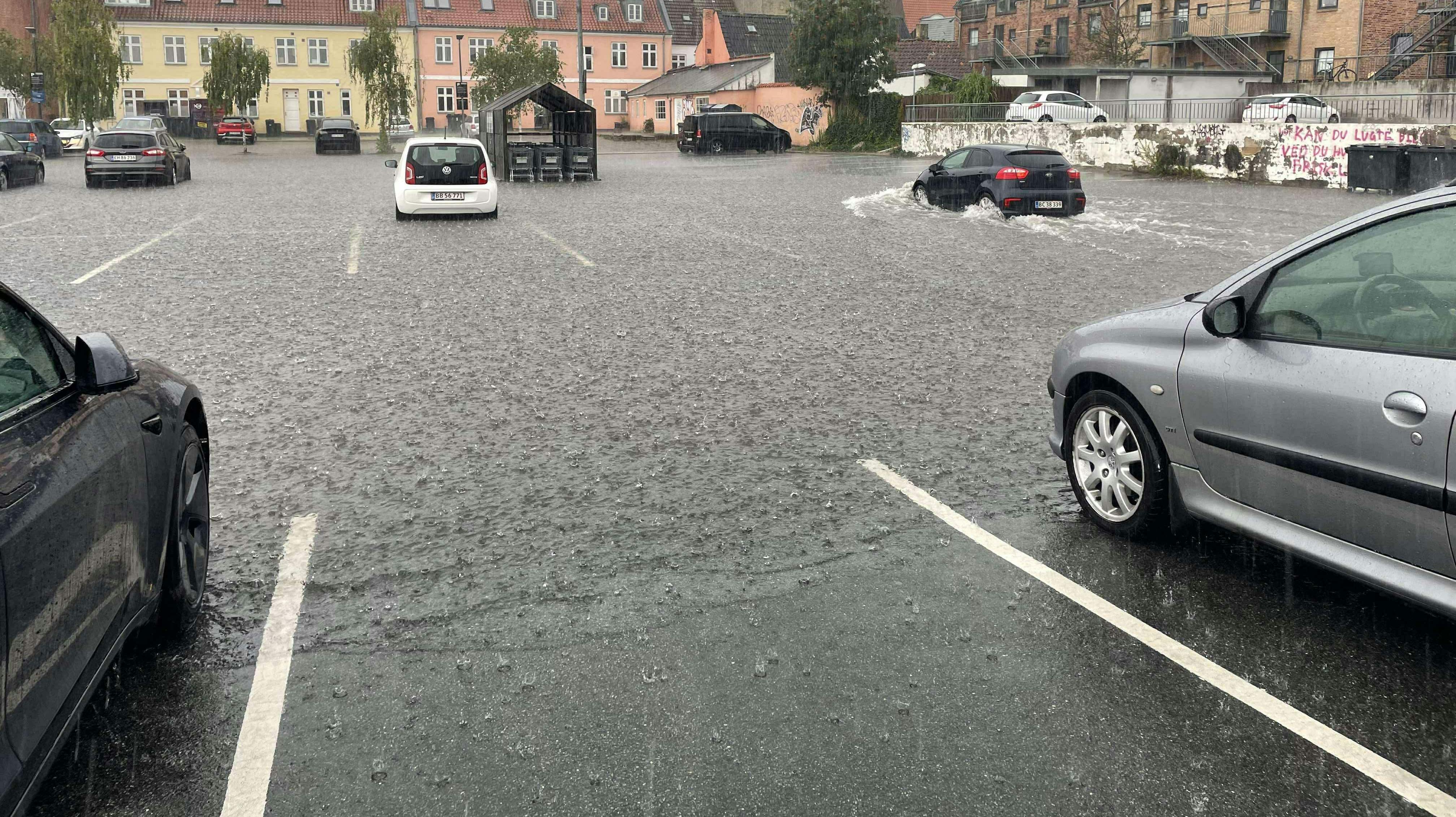 Sådan så det fredag ud i Svendborg.