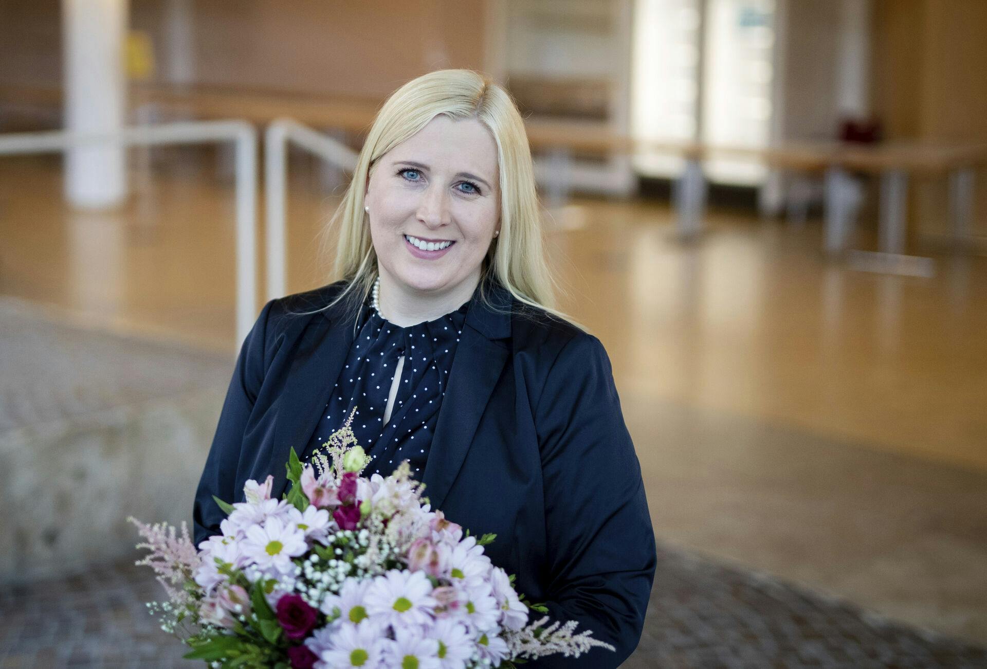 Prinsessen har nu født sit og sin afdøde mands barn.