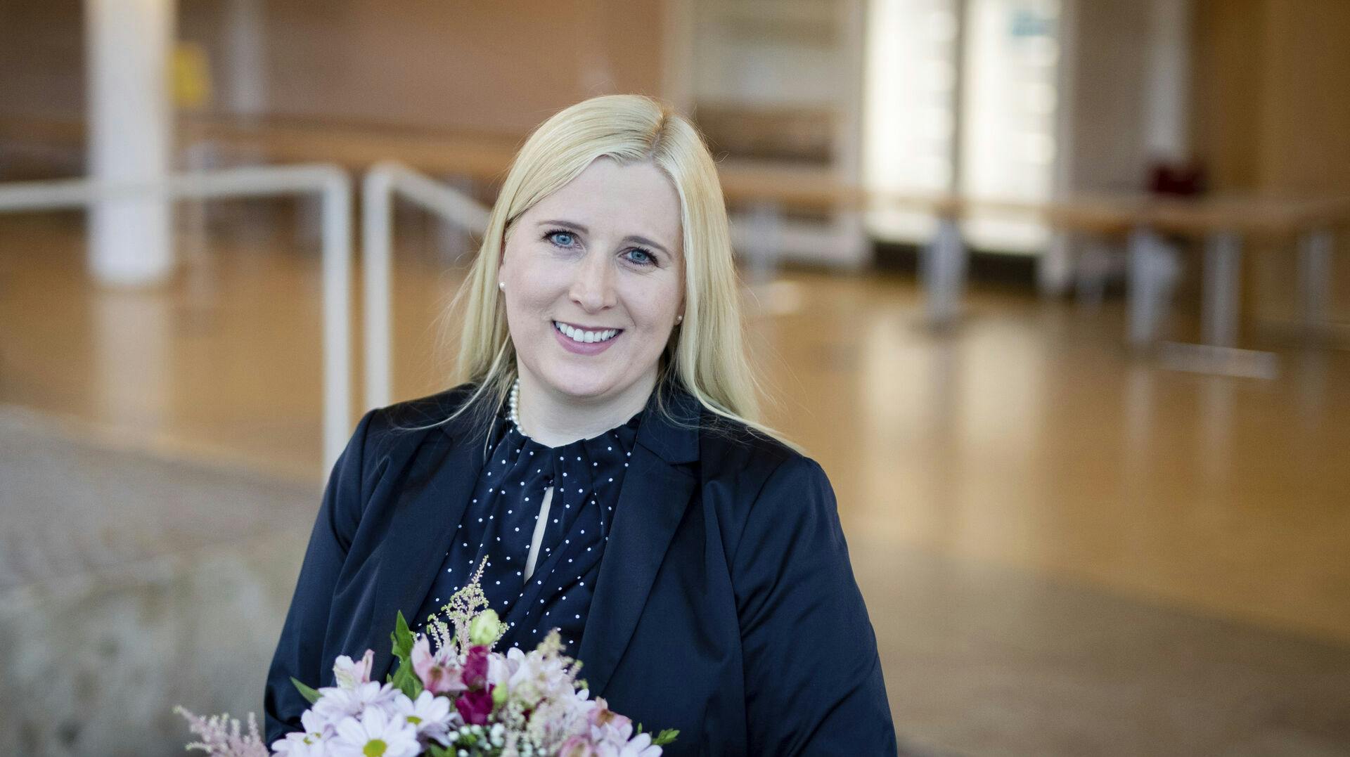 Prinsessen har nu født sit og sin afdøde mands barn.