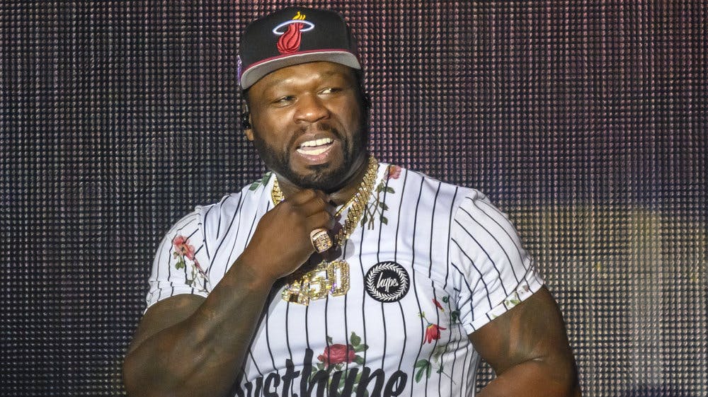 Et af de helt store navne på plakaten til årets Smukfest er den amerikanske rapper 50 Cent. Tidligere har han spillet til fredagsrock på plænen i Tivoli. (Arkivfoto). - Foto: Torben Christensen/Ritzau Scanpix 