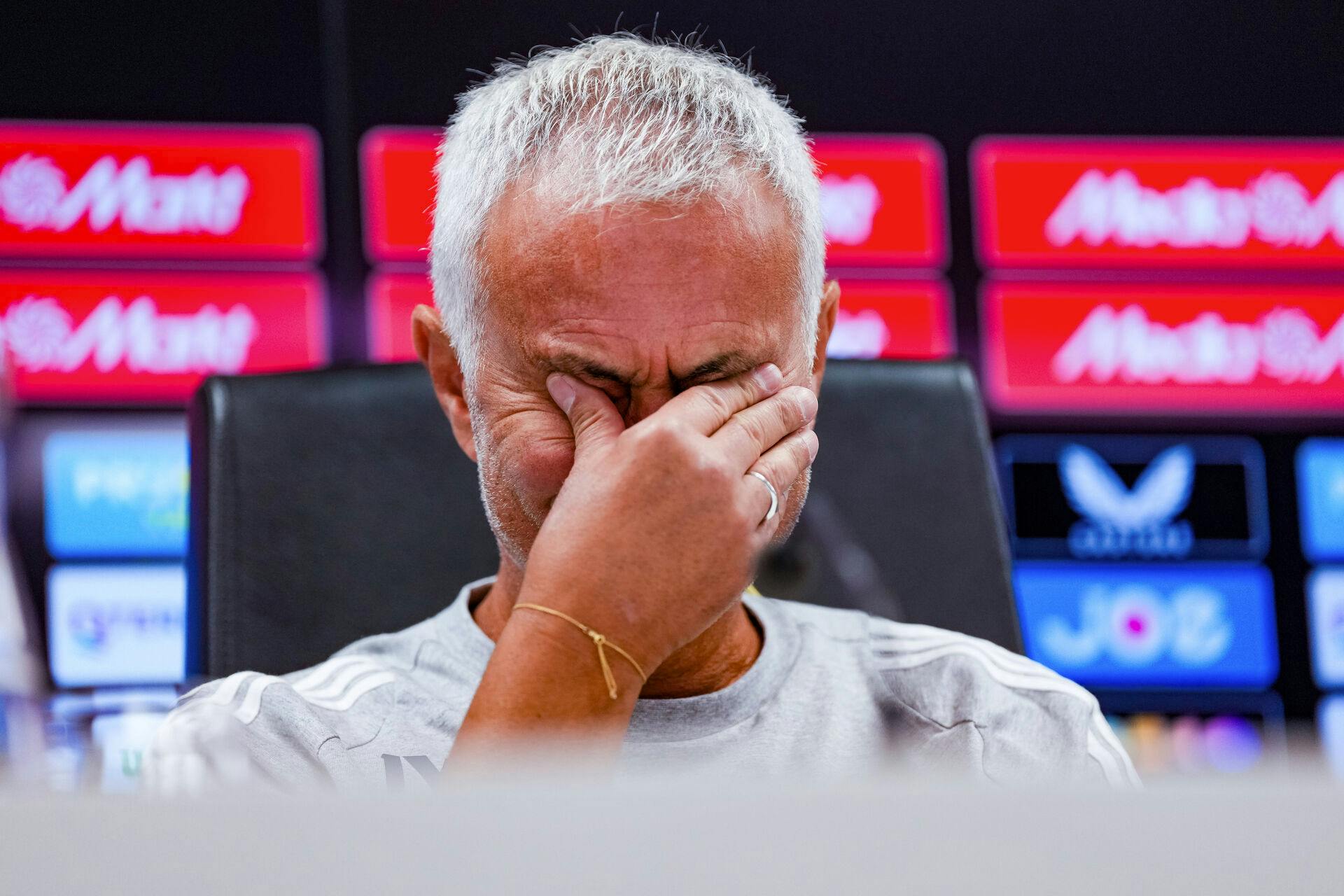 José Mourinho kunne ikke skjule sine følelser.