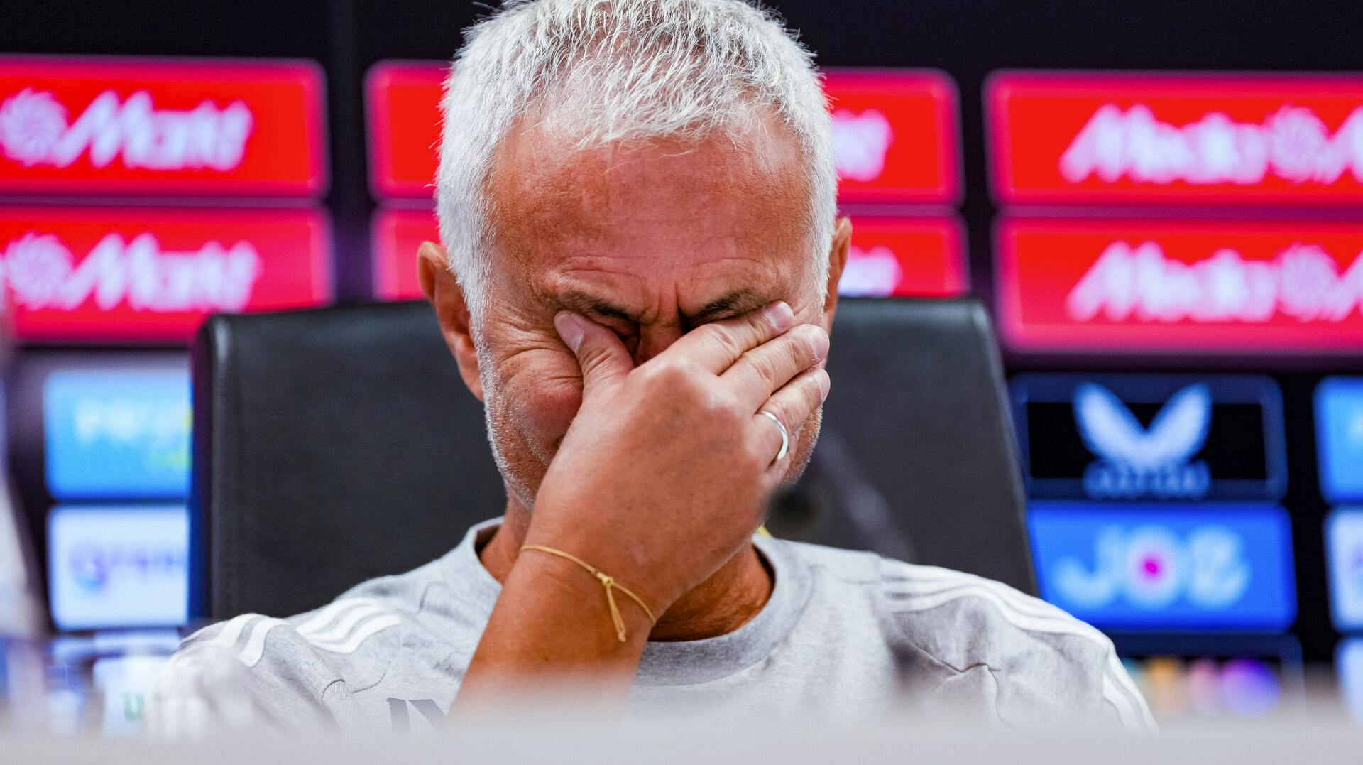 José Mourinho kunne ikke skjule sine følelser.