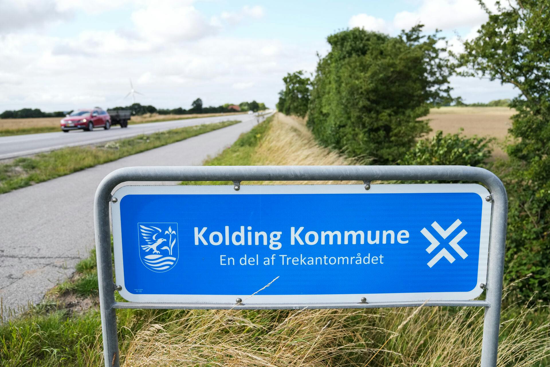 KVL2021 Kolding Kommune. Kolding kommune skilt.. (Foto: Claus Fisker/Ritzau Scanpix)