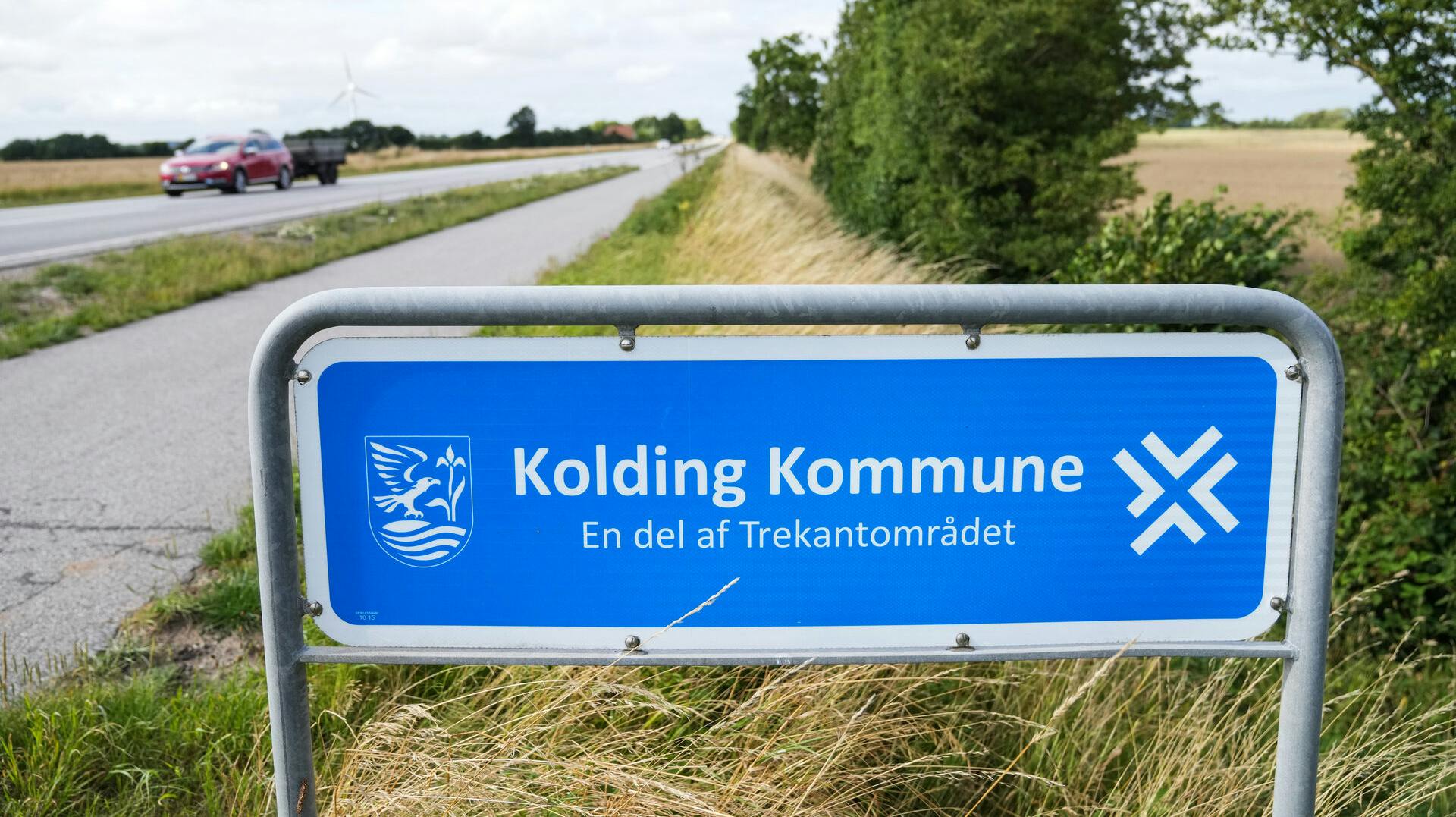 KVL2021 Kolding Kommune. Kolding kommune skilt.. (Foto: Claus Fisker/Ritzau Scanpix)