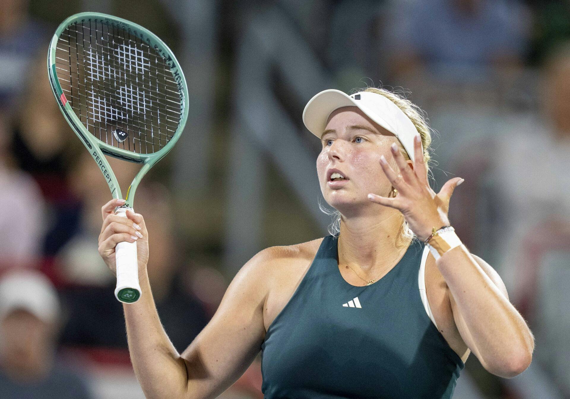 Clara Tauson tabte 6-2, 7-6 i semifinalen.