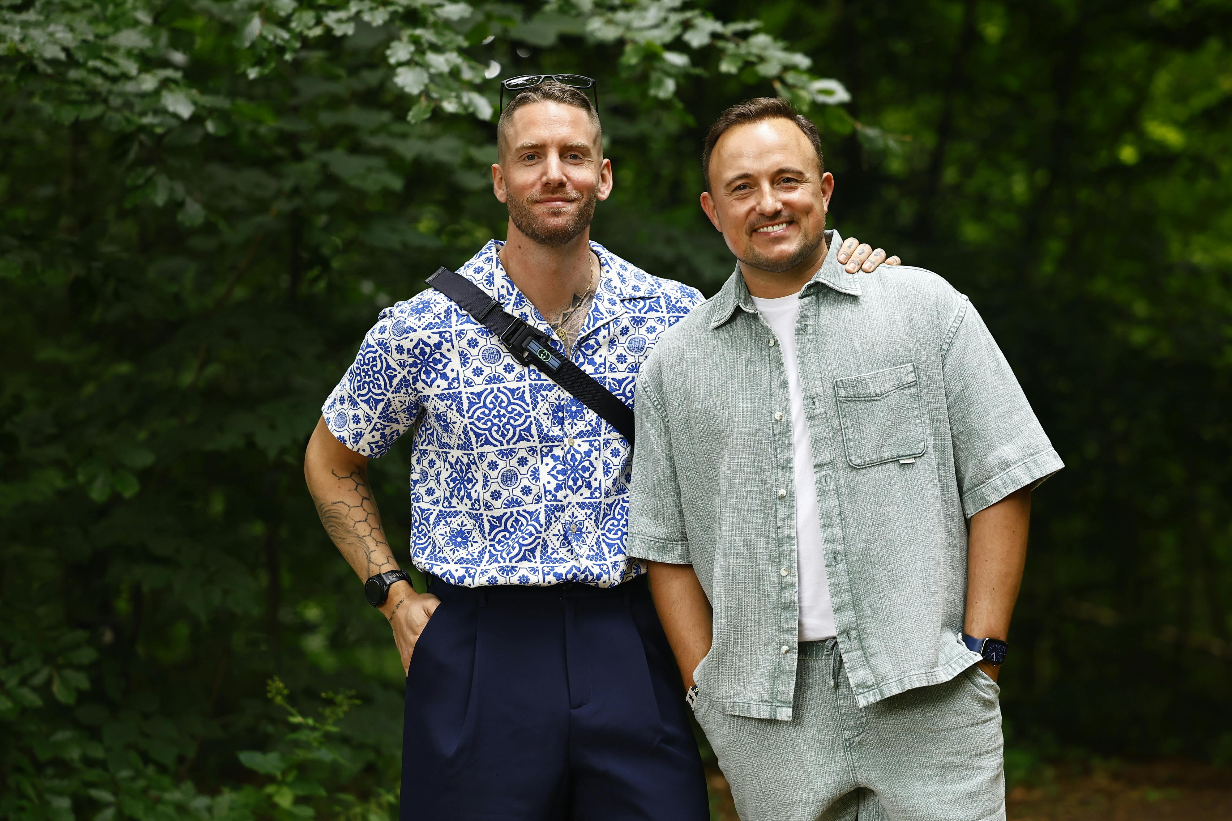 Thomas Evers Poulsen og Sæþór Kristínsson fejrer deres bryllypsrejse i Skanderborg til Smukfest.&nbsp;