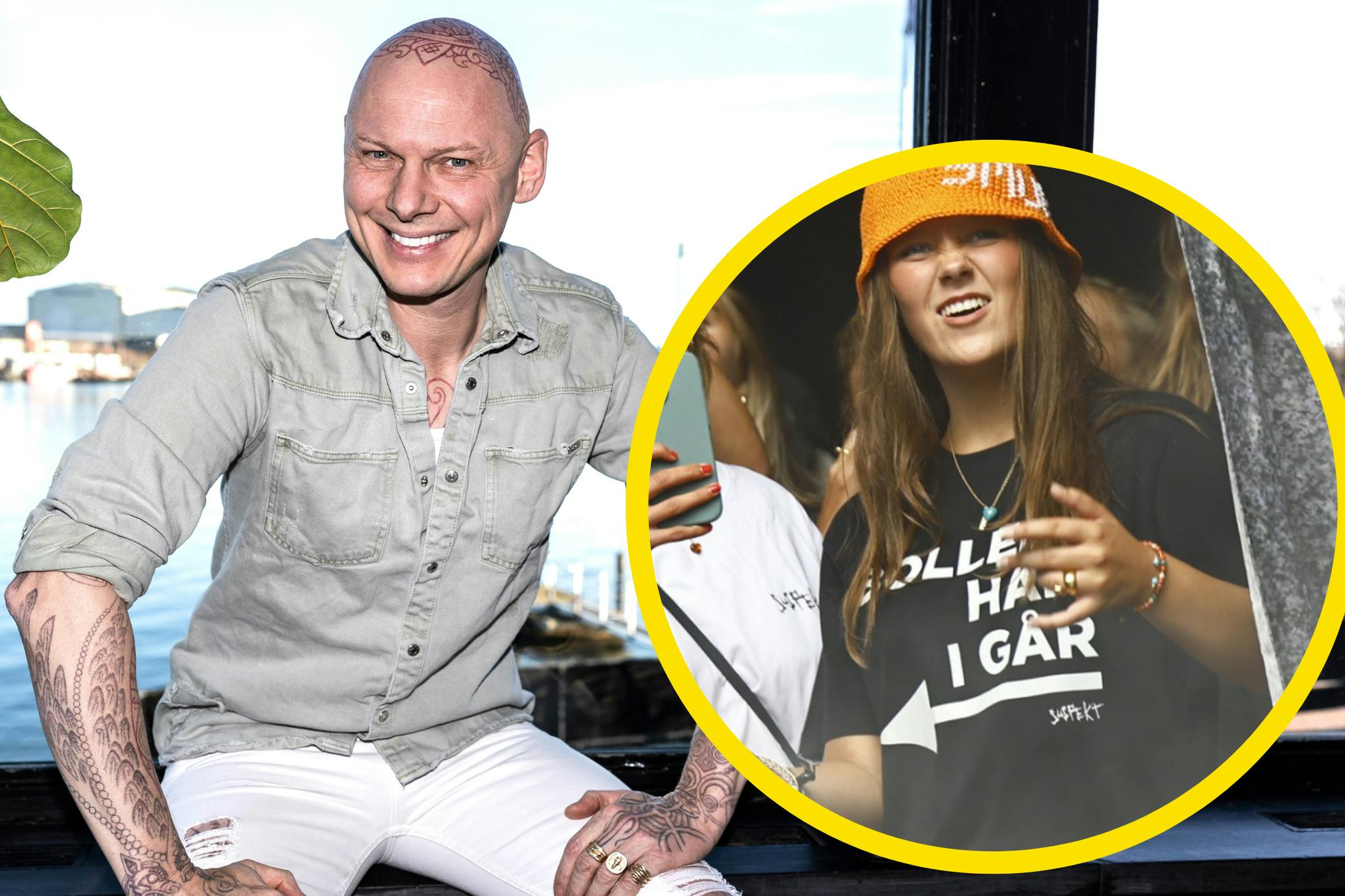 Prinsessen i t-shirt med det kække budskab: "Bollede ham i går". 