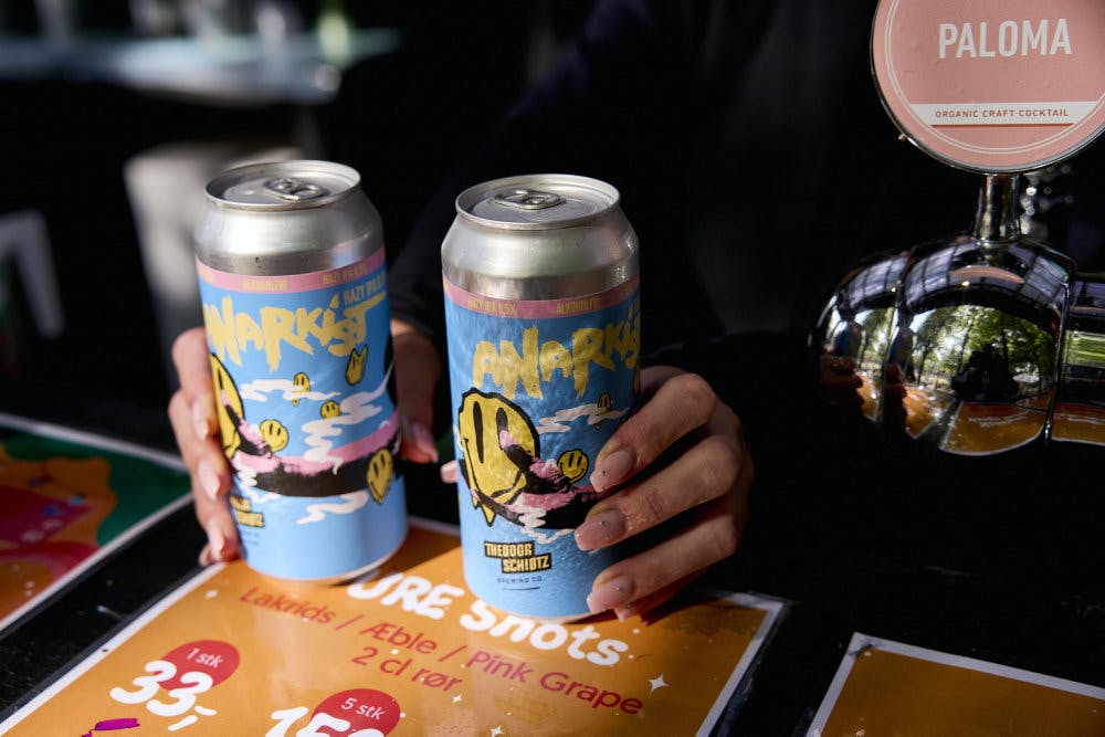 Et alkoholfrit alterniv i Smukfests barer er Anarkist Hazy IPA, der indeholder 0,5 procent alkohol. 