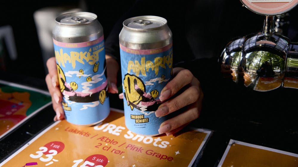 Et alkoholfrit alterniv i Smukfests barer er Anarkist Hazy IPA, der indeholder 0,5 procent alkohol.
