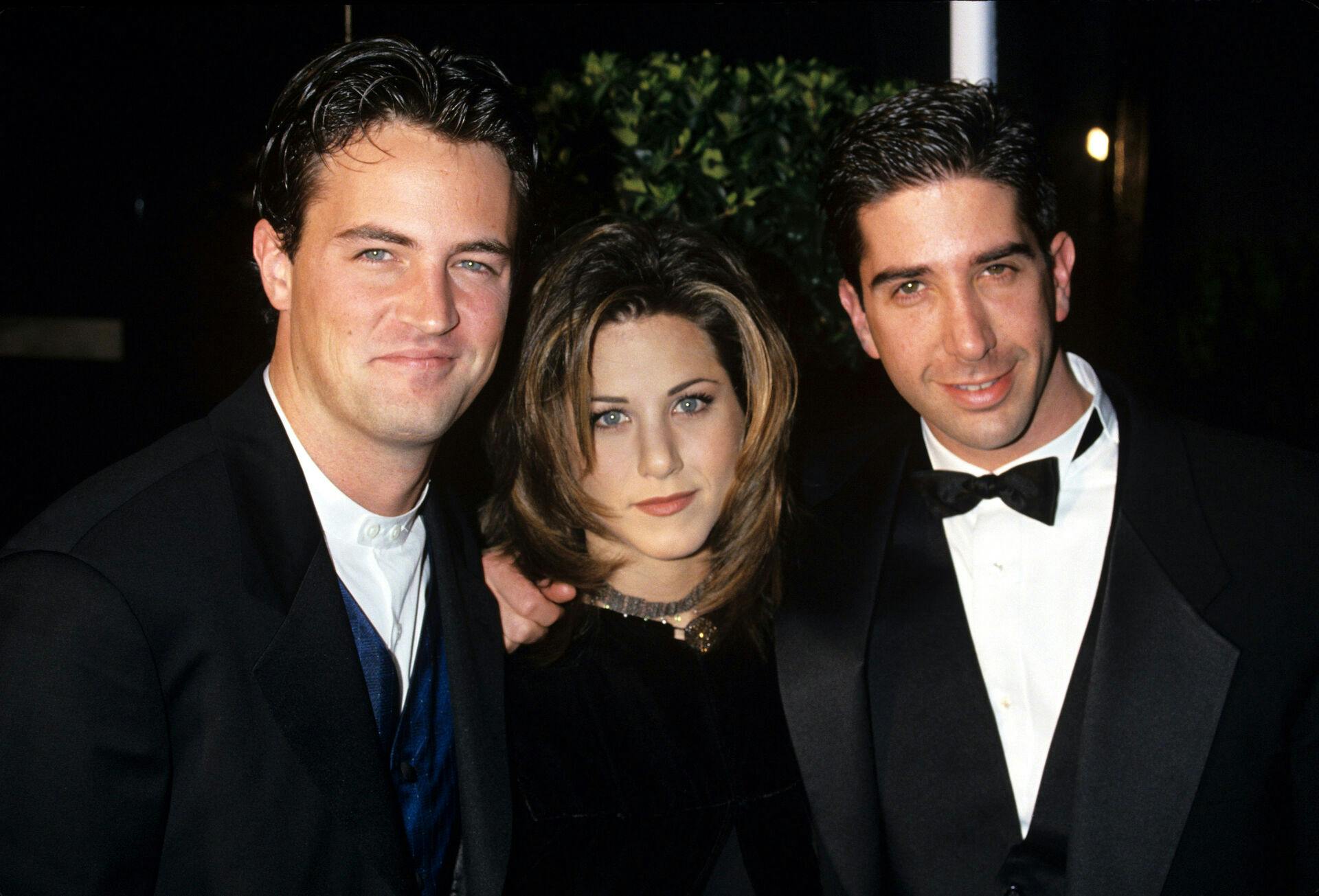 Matthew Perry, Jennifer Aniston and David Schwimmer