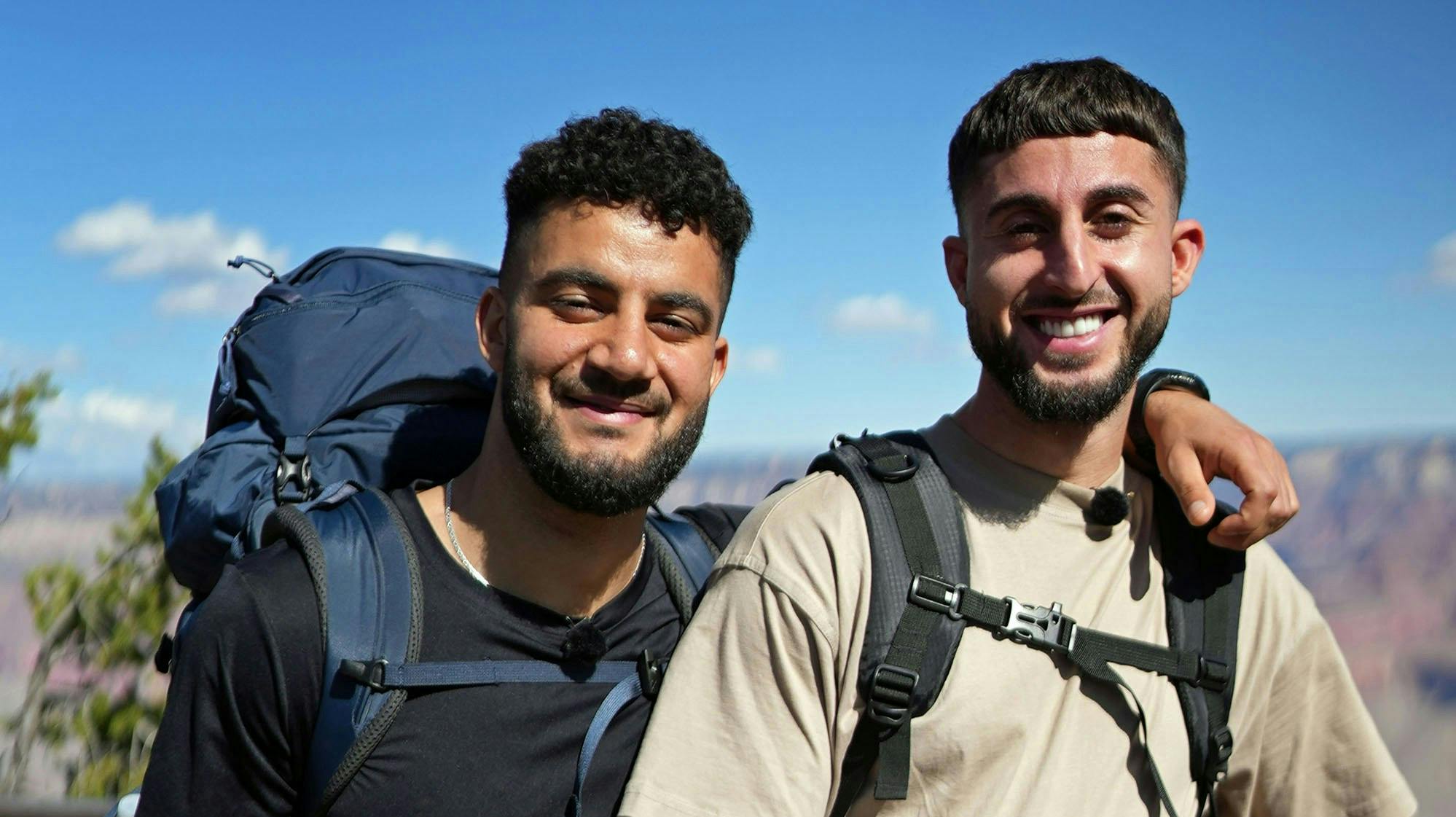 Rand og Mohammed havde med egne ord en rigtig træls oplevelse, da de skulle krydse grænsen fra Canada til USA