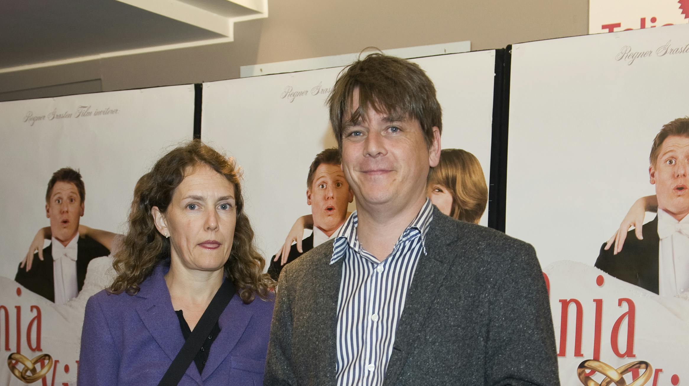 Premiere pŒ den danske film "Anja og Victor i medgang og modgang" i Imperial Bio - Hjerneforsker Peter Lund Madsen med sin kone Rinette - familie - Dato: 04.09.2008 - Foto: © Martin H¿ien/Billed-bladet.