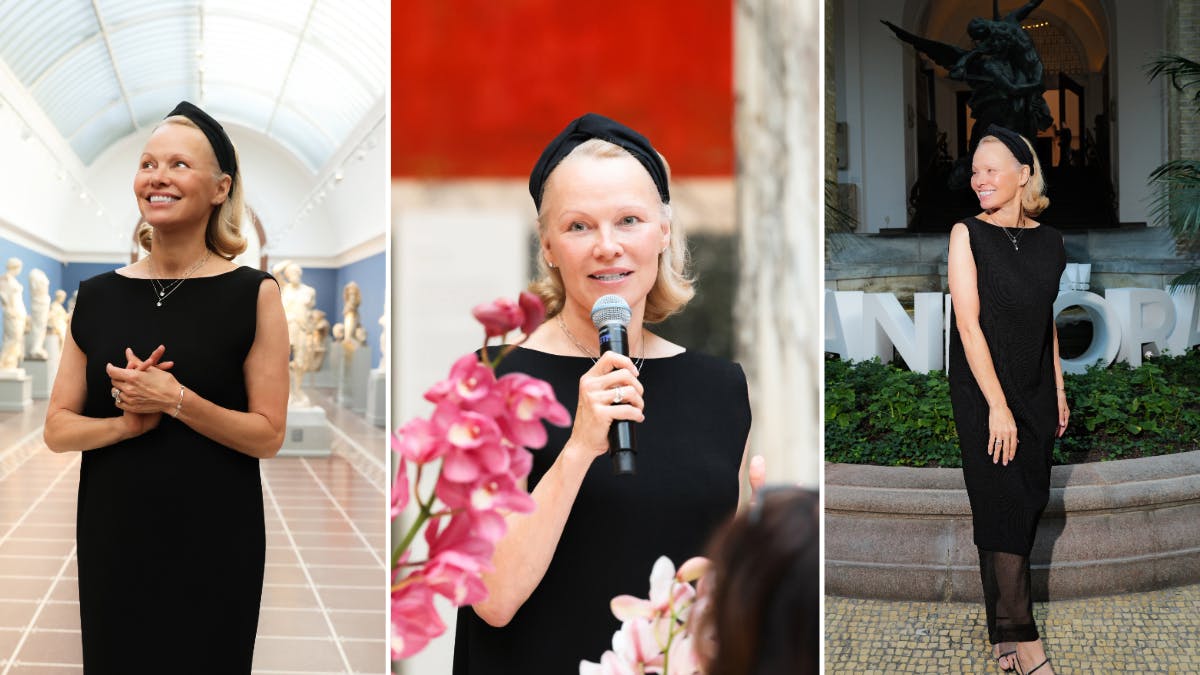 Pamela Anderson gæstede for nylig København.