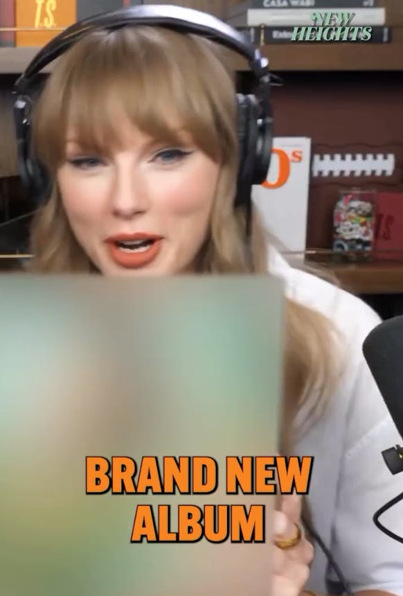Taylor Swift annoncerer sit nye album, "The Life of a Showgirl".