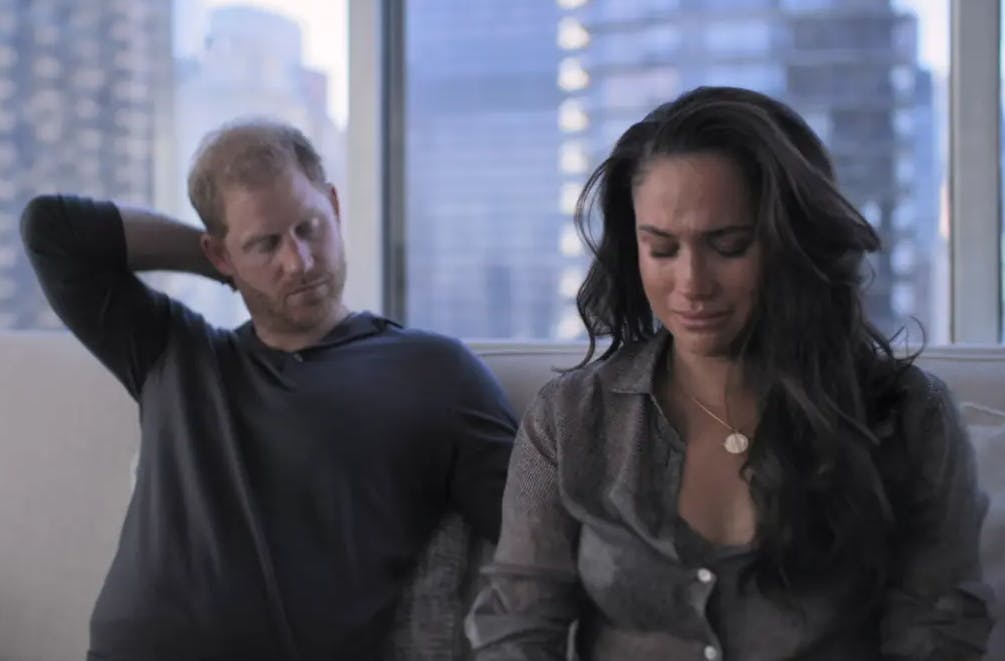 Der var masser af tårer at komme efter i dokuserien "Harry & Meghan".