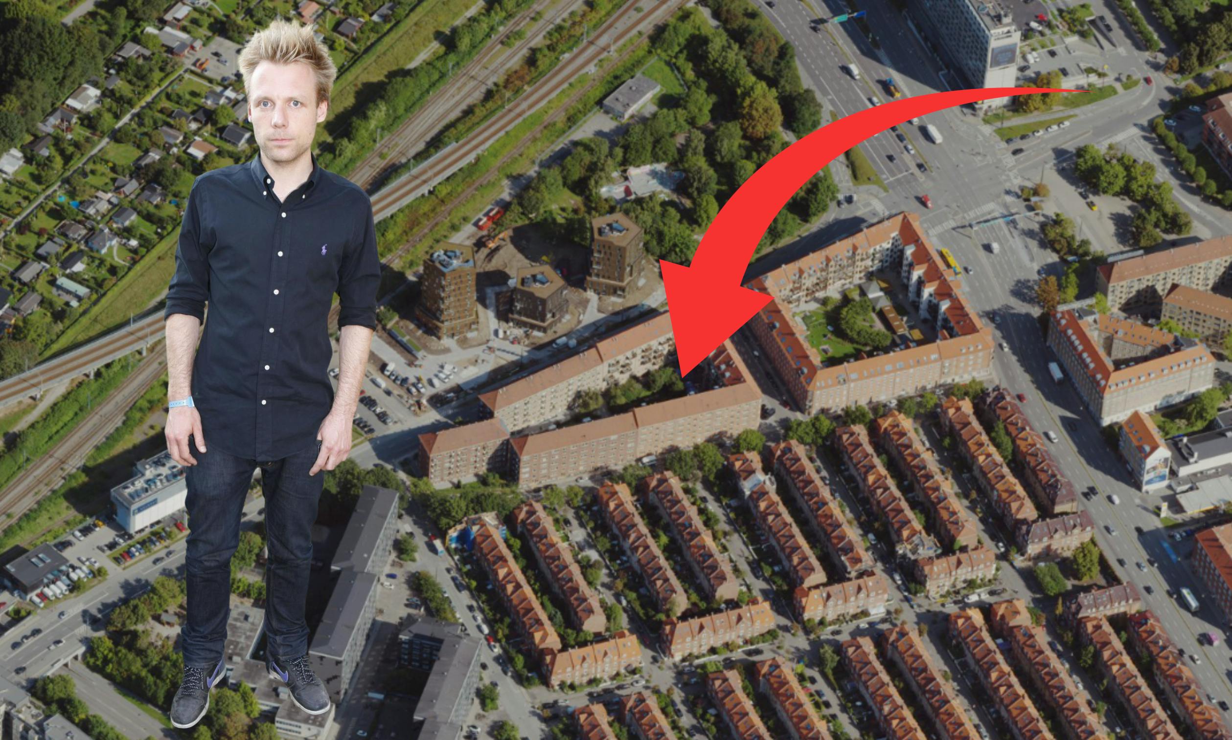 Det er i området her, at Mikael og Xenia 1. september flytter ind.