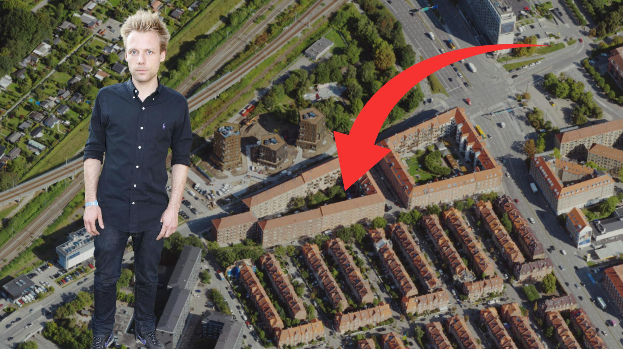 Det er i området her, at Mikael og Xenia 1. september flytter ind.
