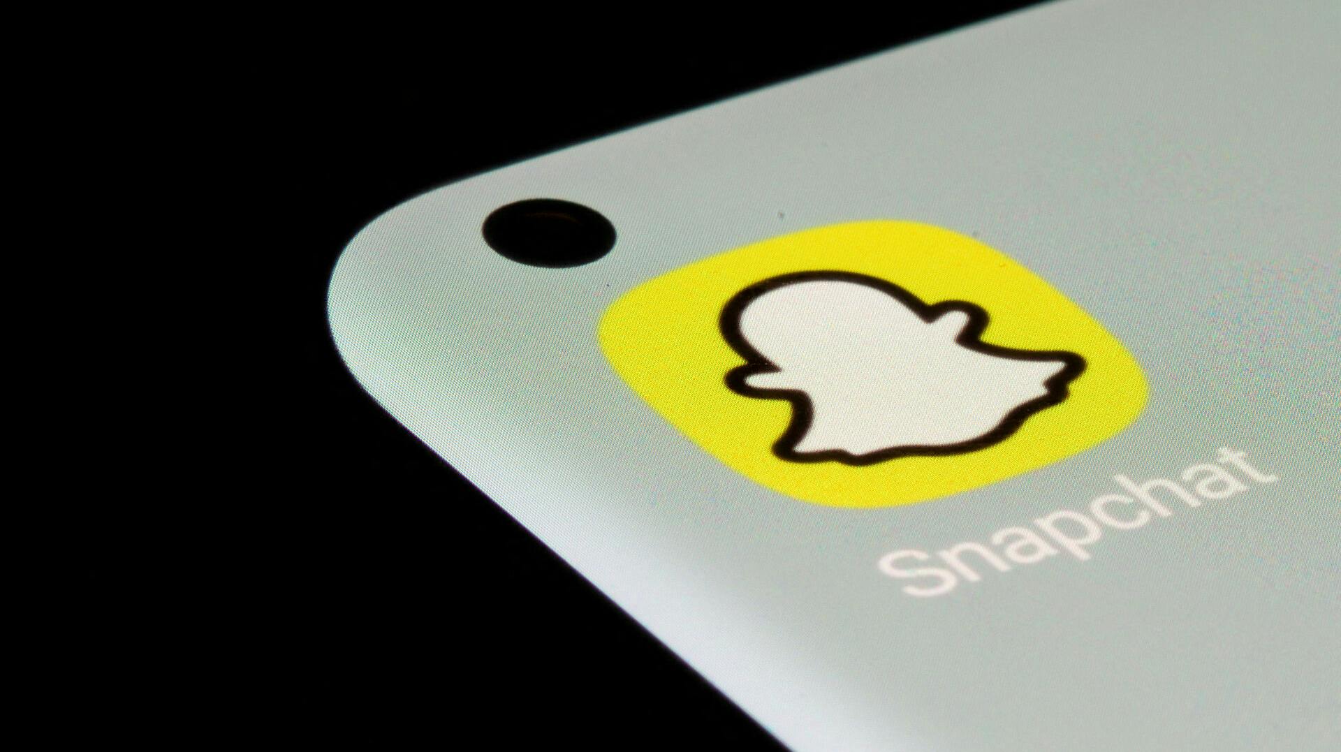 FILE PHOTO: Snapchat app is seen on a smartphone in this illustration taken, July 13, 2021. REUTERS/Dado Ruvic/Illustration/File Photo